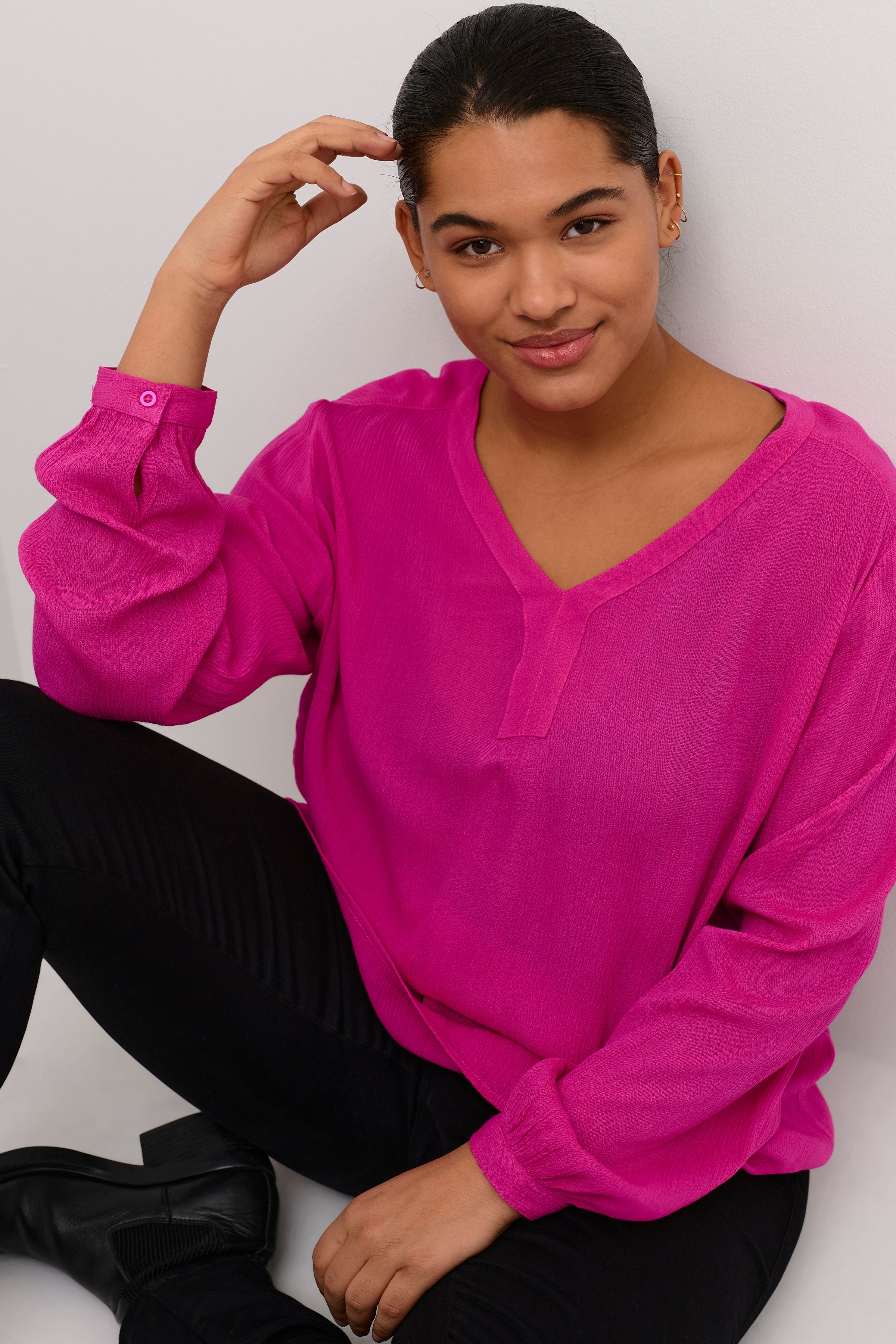 Kaffe Cami Blouse in Pink