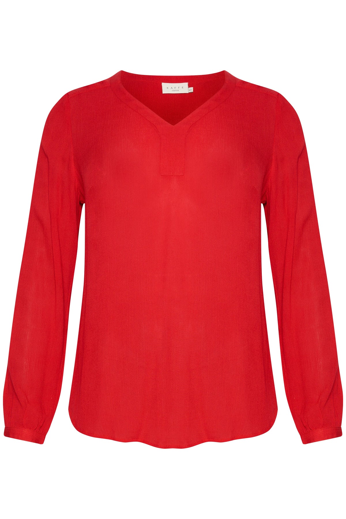 Kaffe Curve Ami Blouse in Haute Red