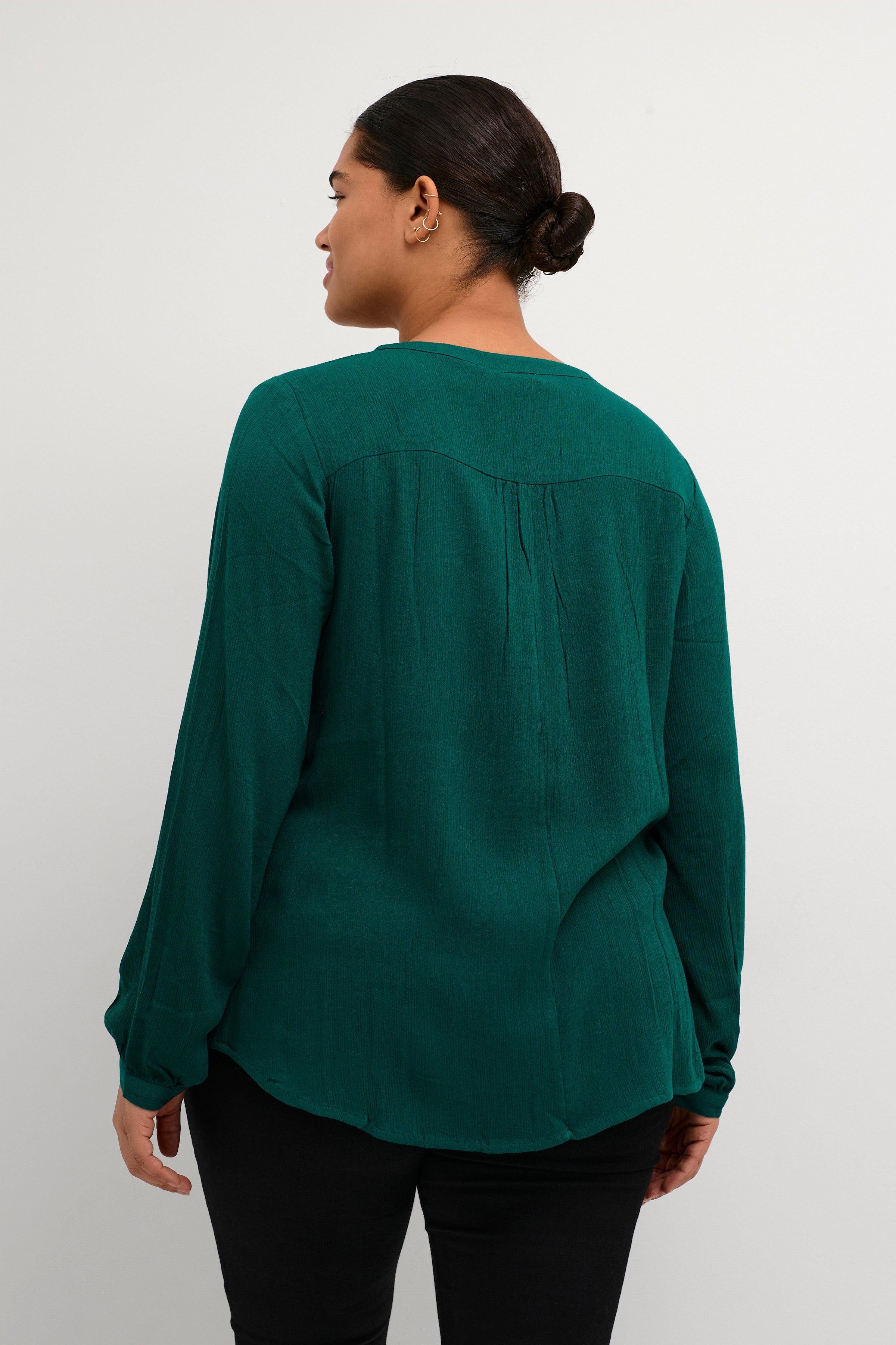 Kaffe Cami Blouse in Teal Green