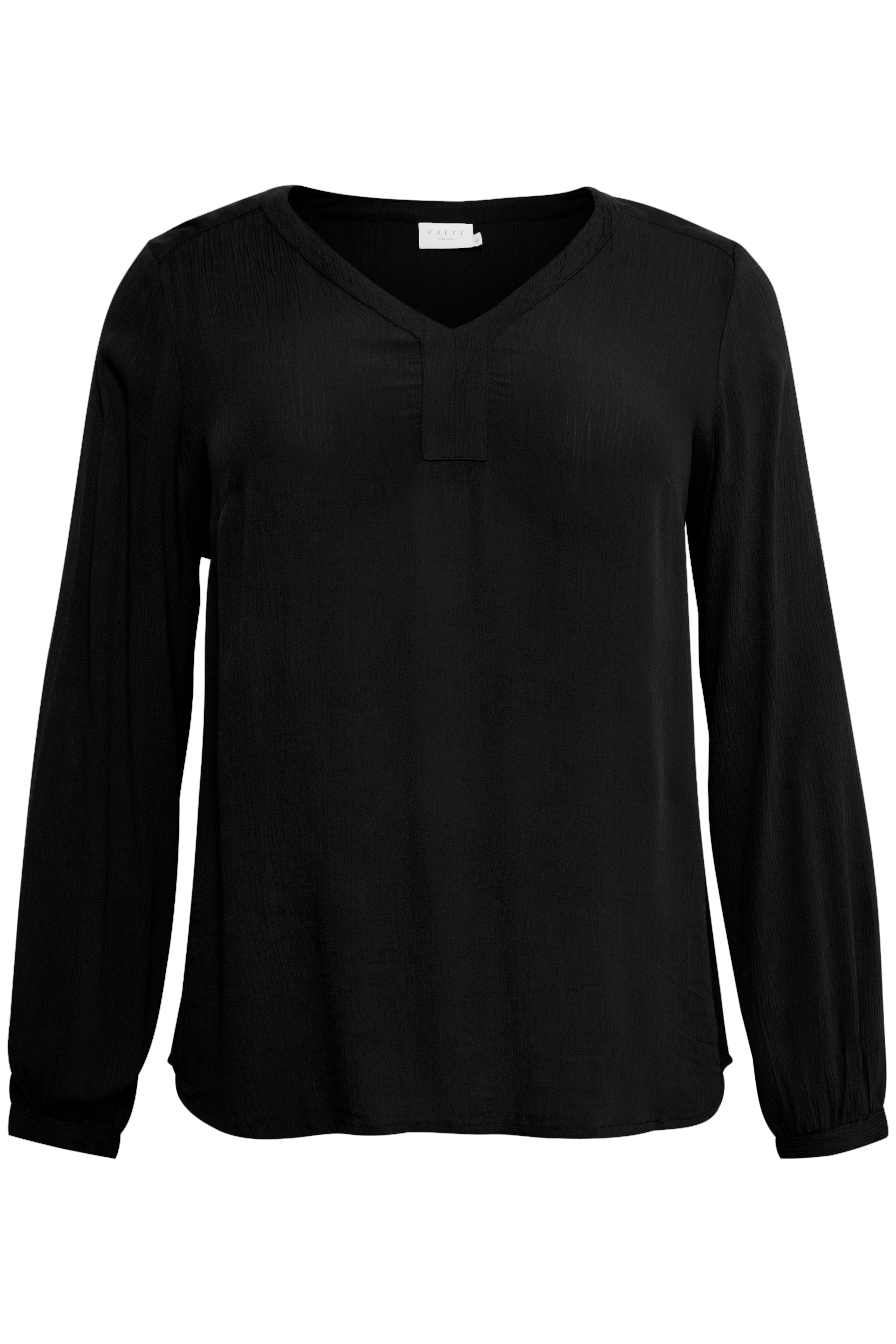 Kaffe Curve Cami Blouse in Black