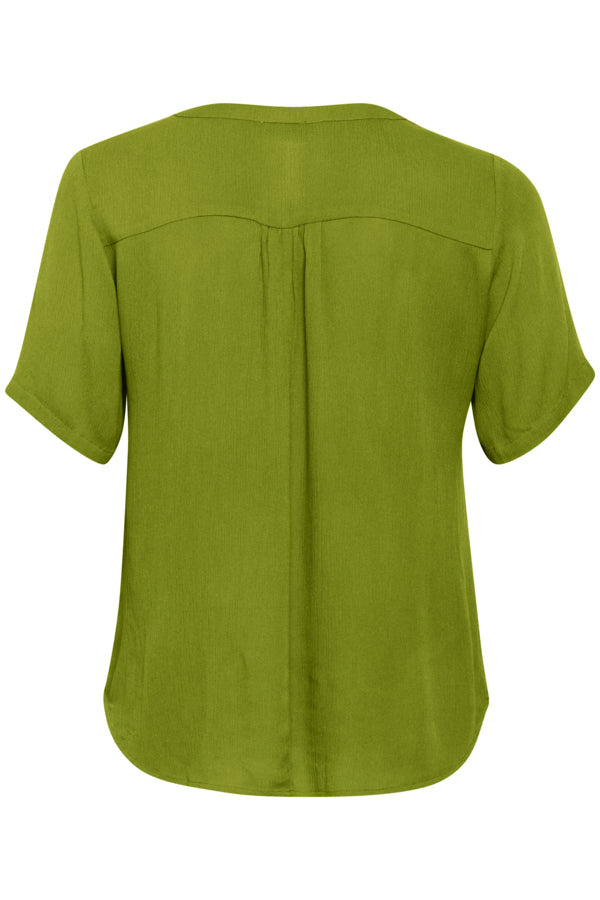 Kaffe Cami Blouse in Calla Green