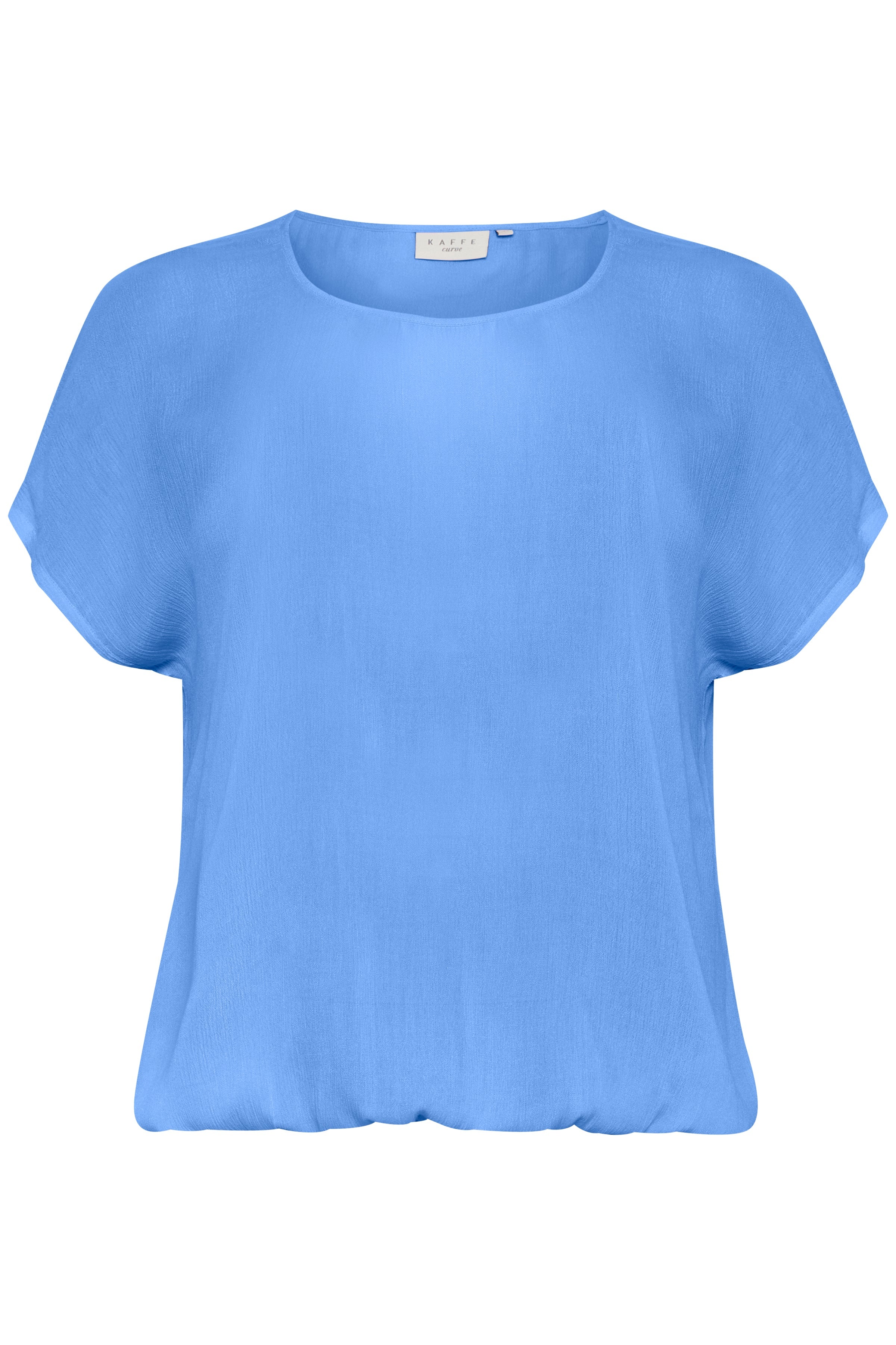 Kaffe Stanley Short Sleeve Blouse in Ultramarine