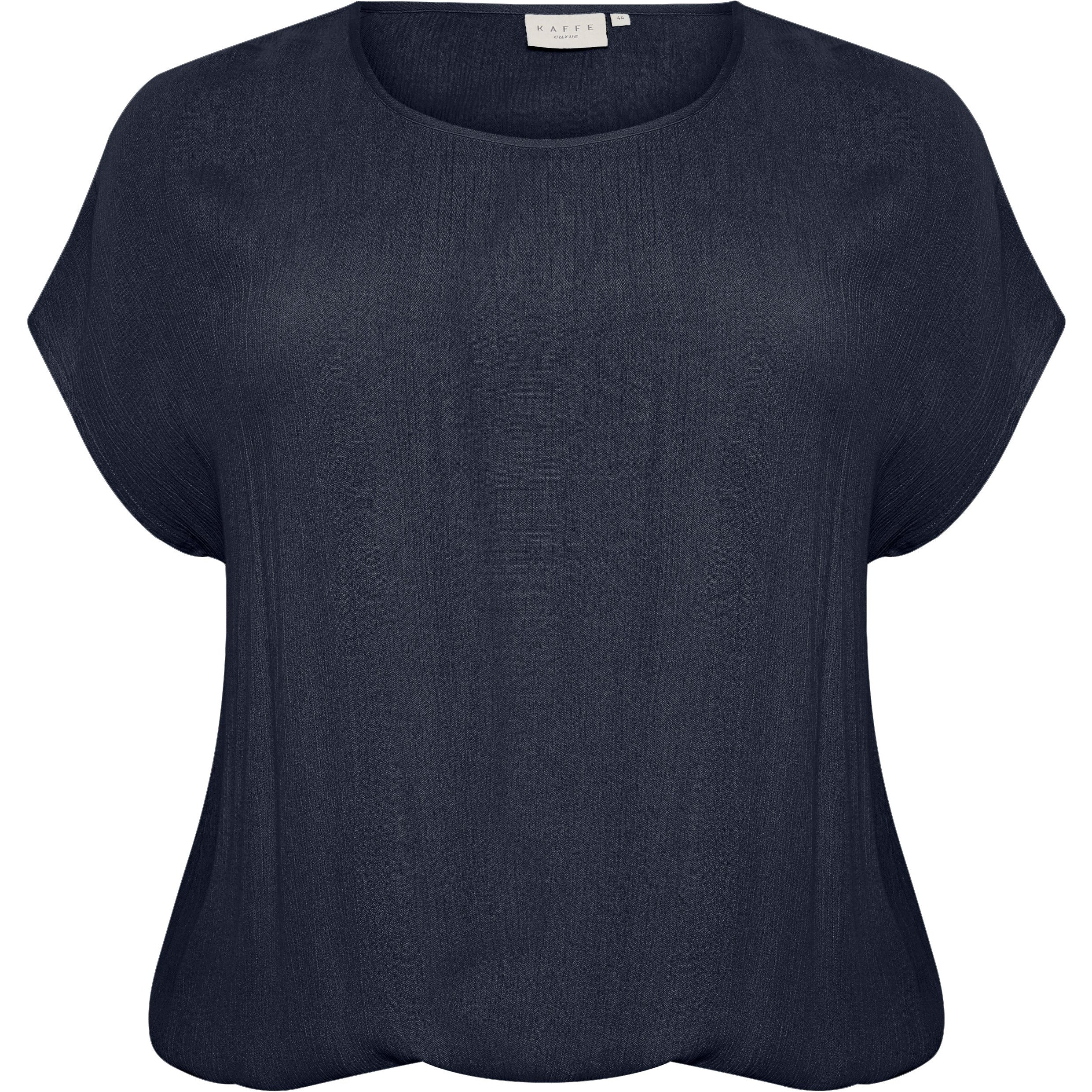 Kaffe Stanley Short Sleeve Blouse in Black