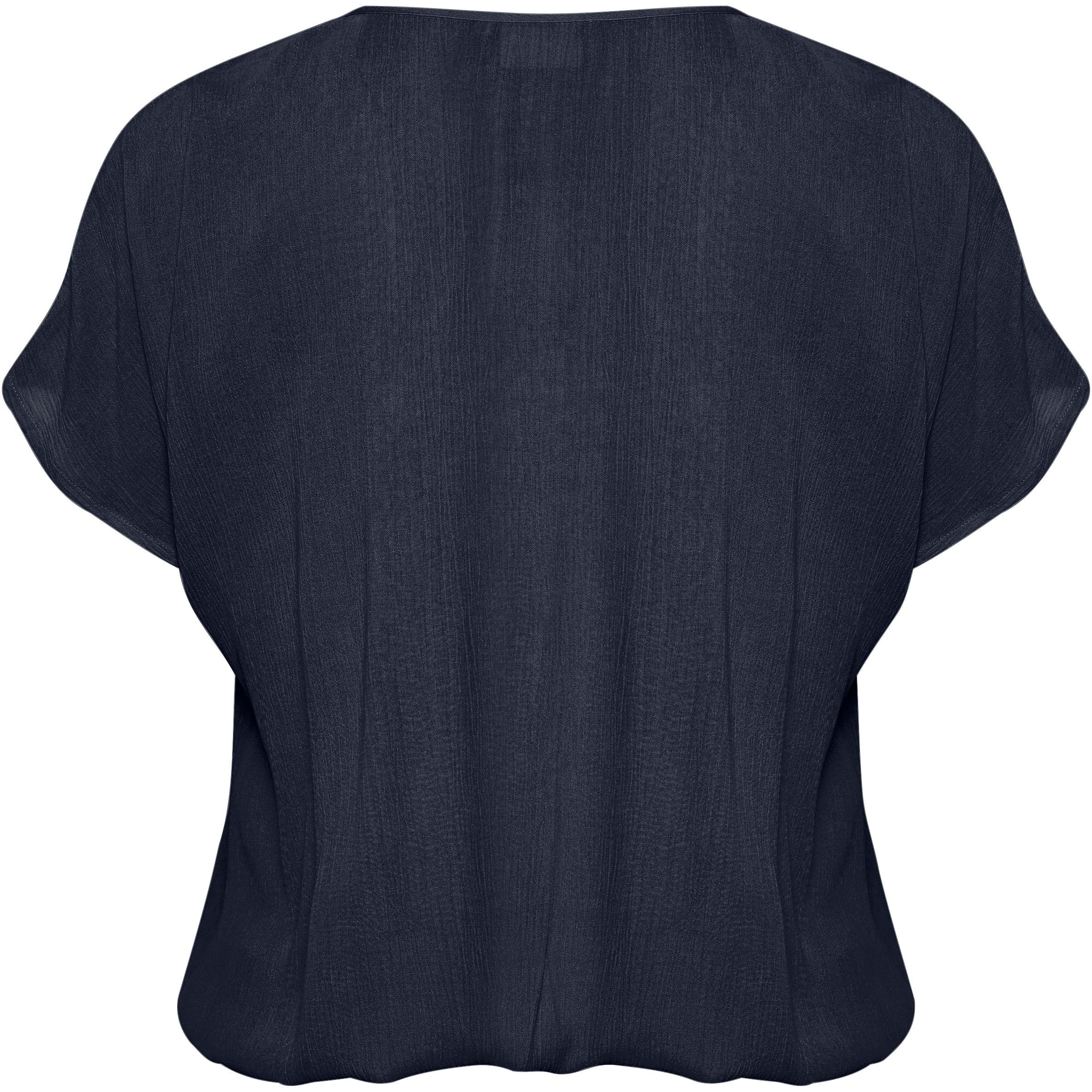 Kaffe Stanley Short Sleeve Blouse in Black