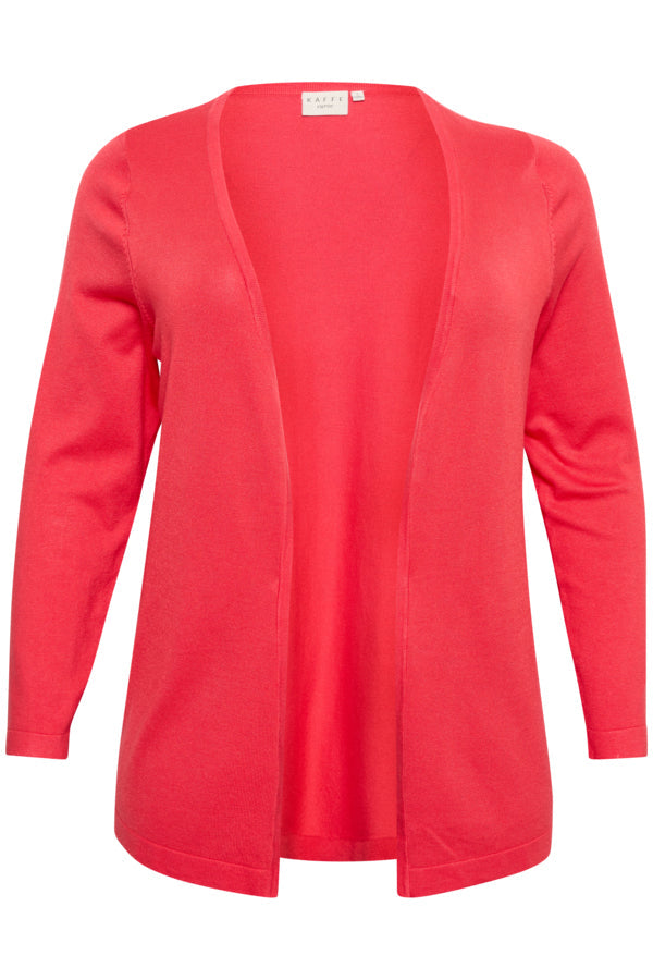 Kaffe Curve Farsia Cardigan in Cayenne