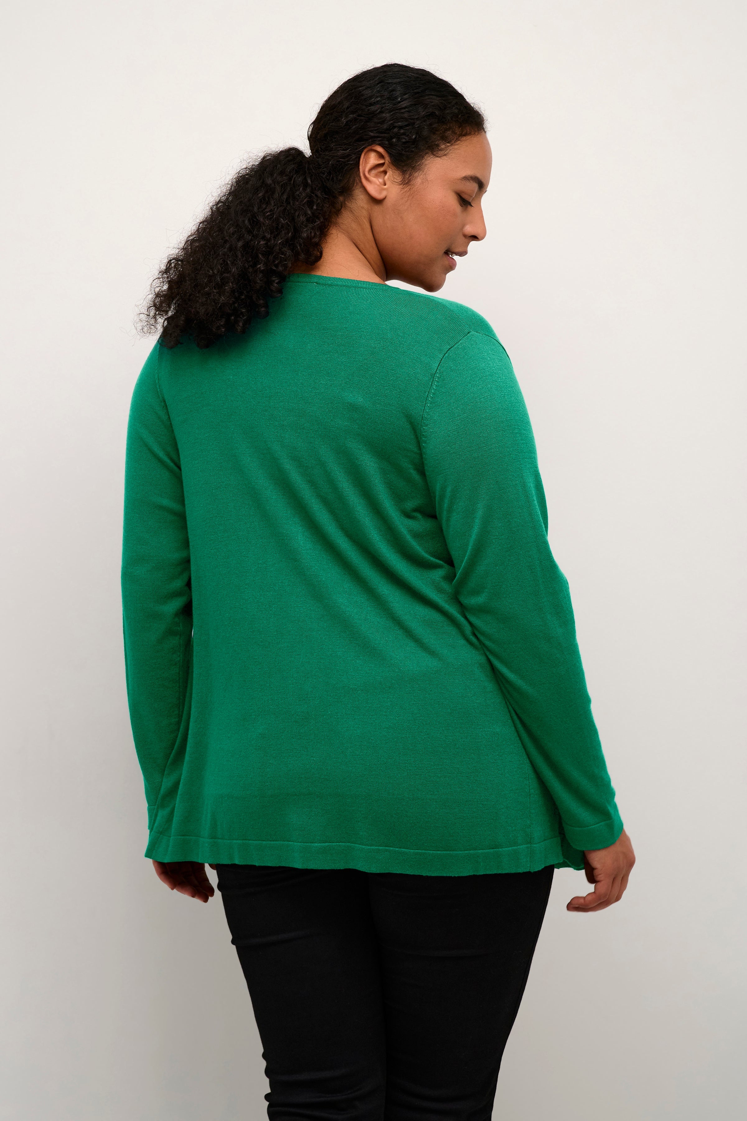 Kaffe Curve Farsia Cardigan in Green