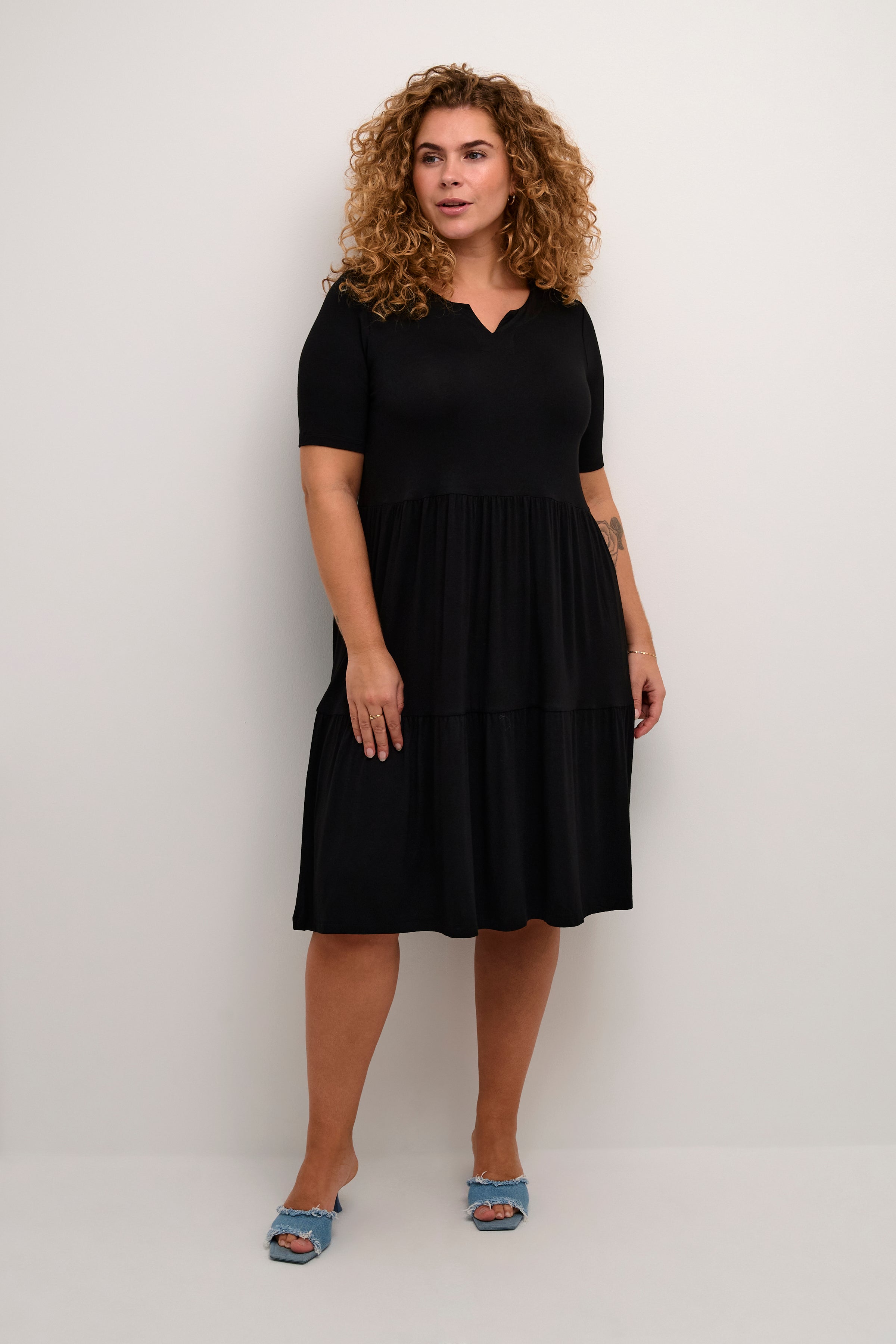 Kaffe Curve Prella Dress in Black