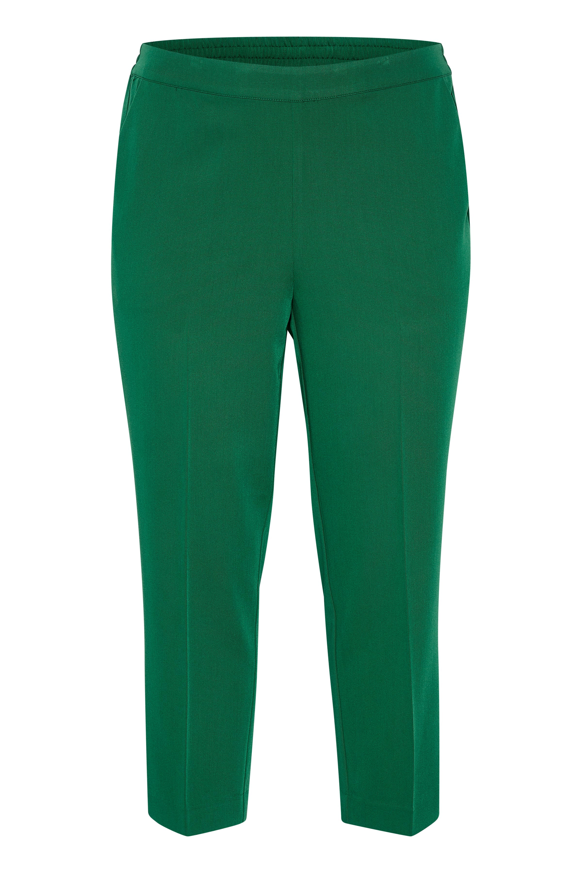 Kaffe Curve Sakira Crop Trousers in Green