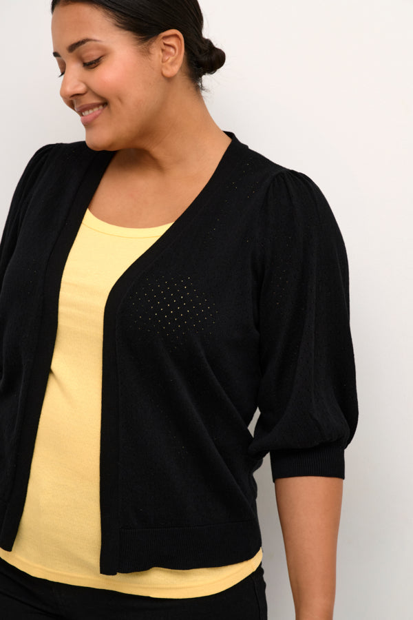 Kaffe Curve Dalina Cardigan in Black