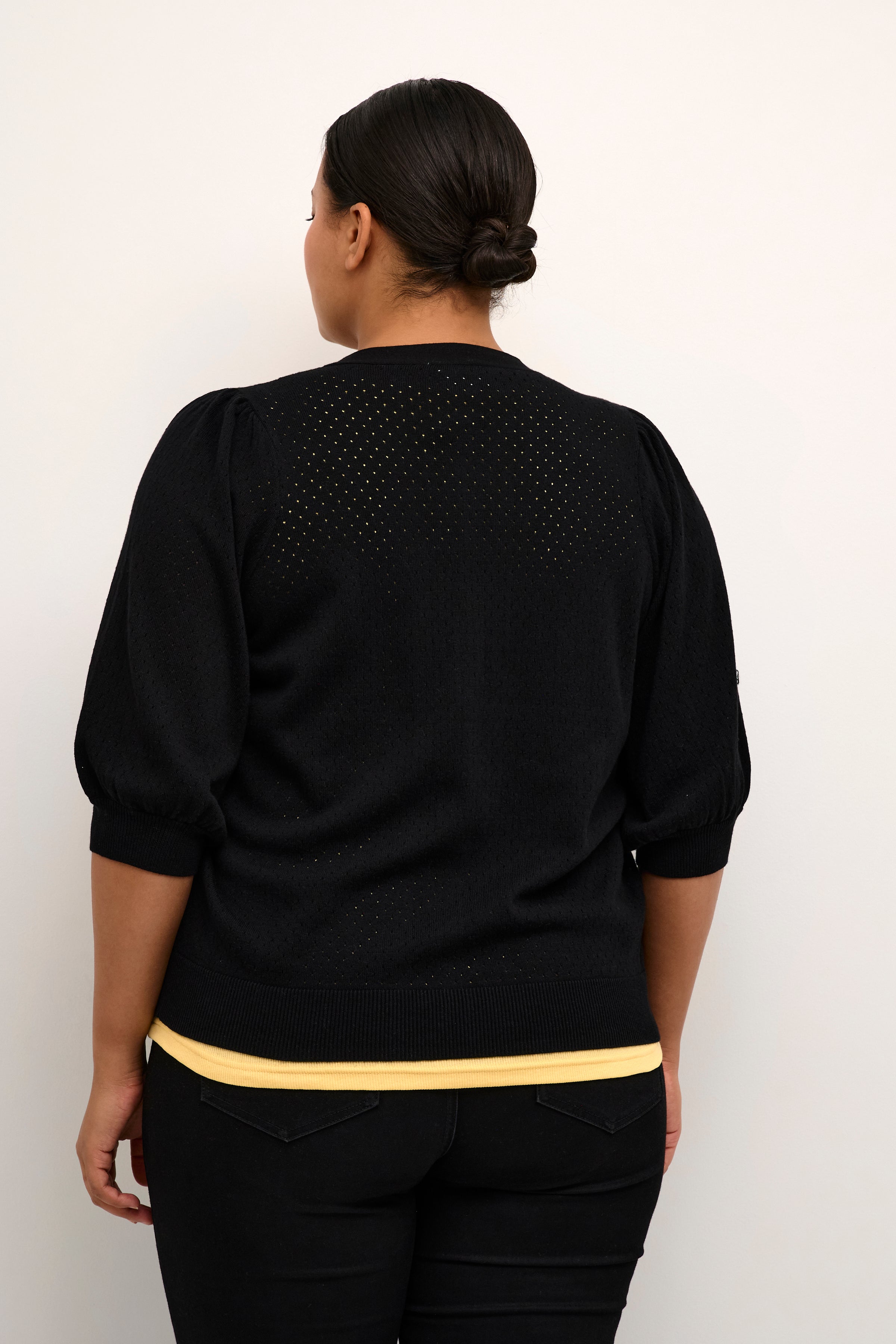 Kaffe Curve Dalina Cardigan in Black
