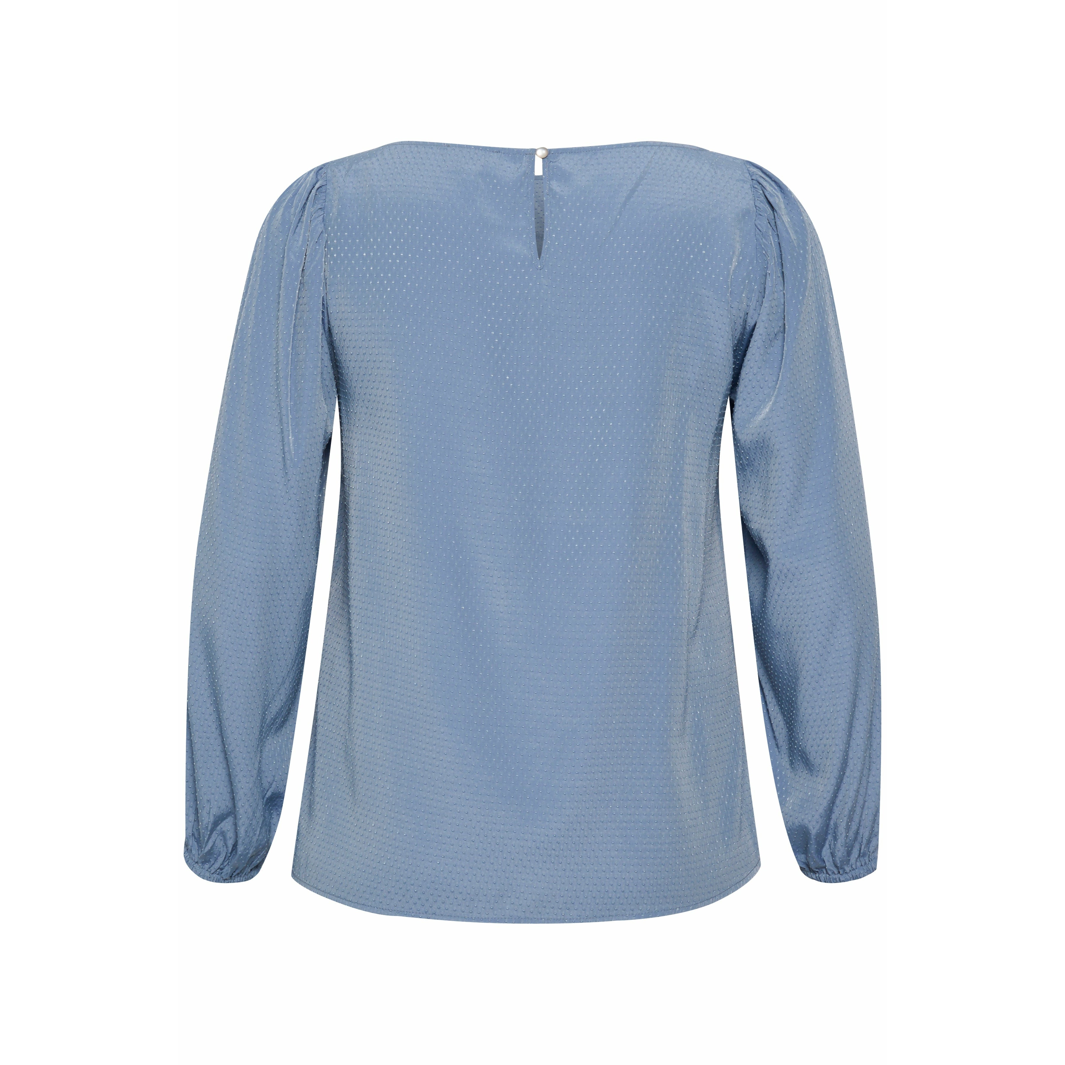 Kaffe Catja Blouse in Blue - Wardrobe Plus