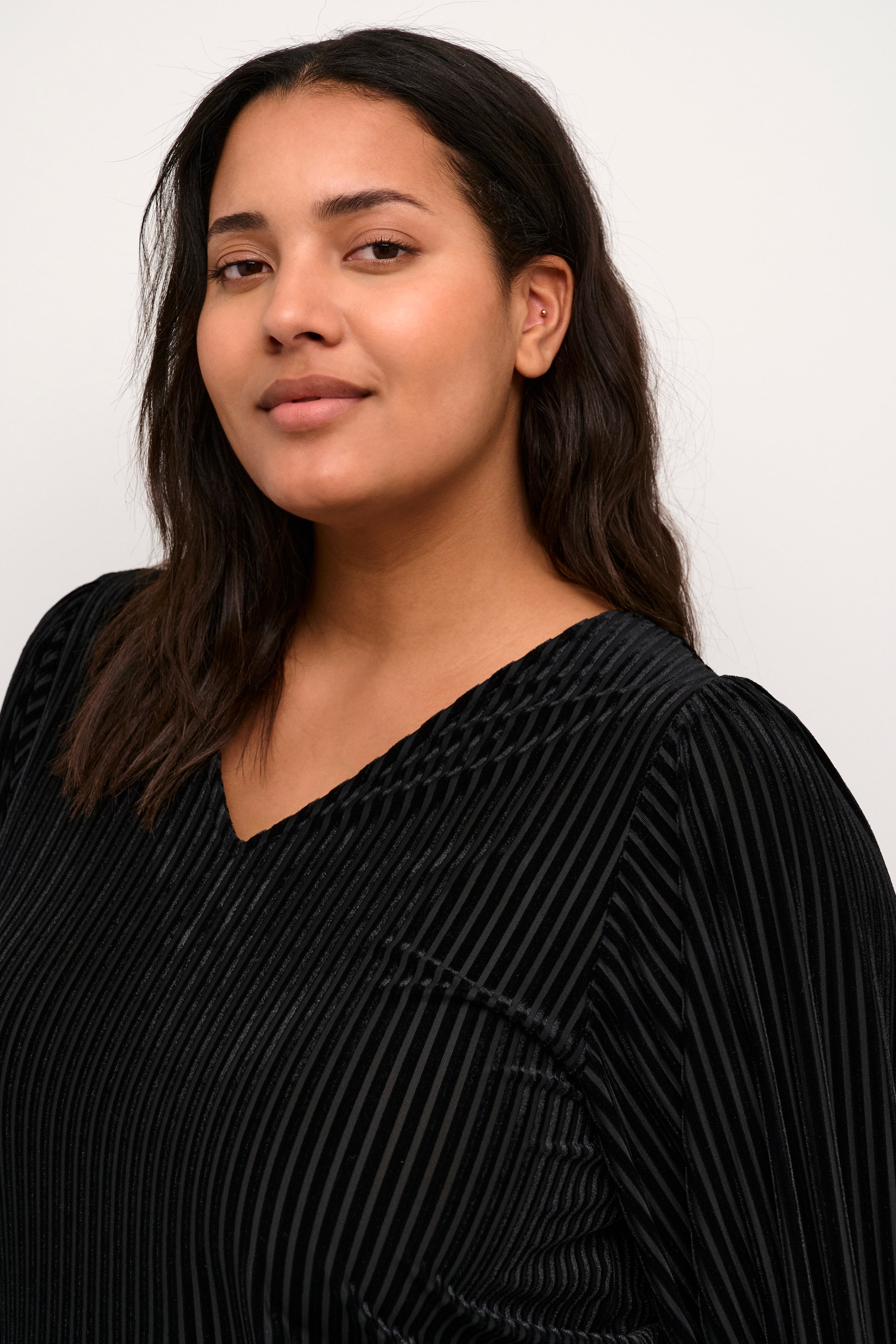 Kaffe Curve Anna Blouse in Black