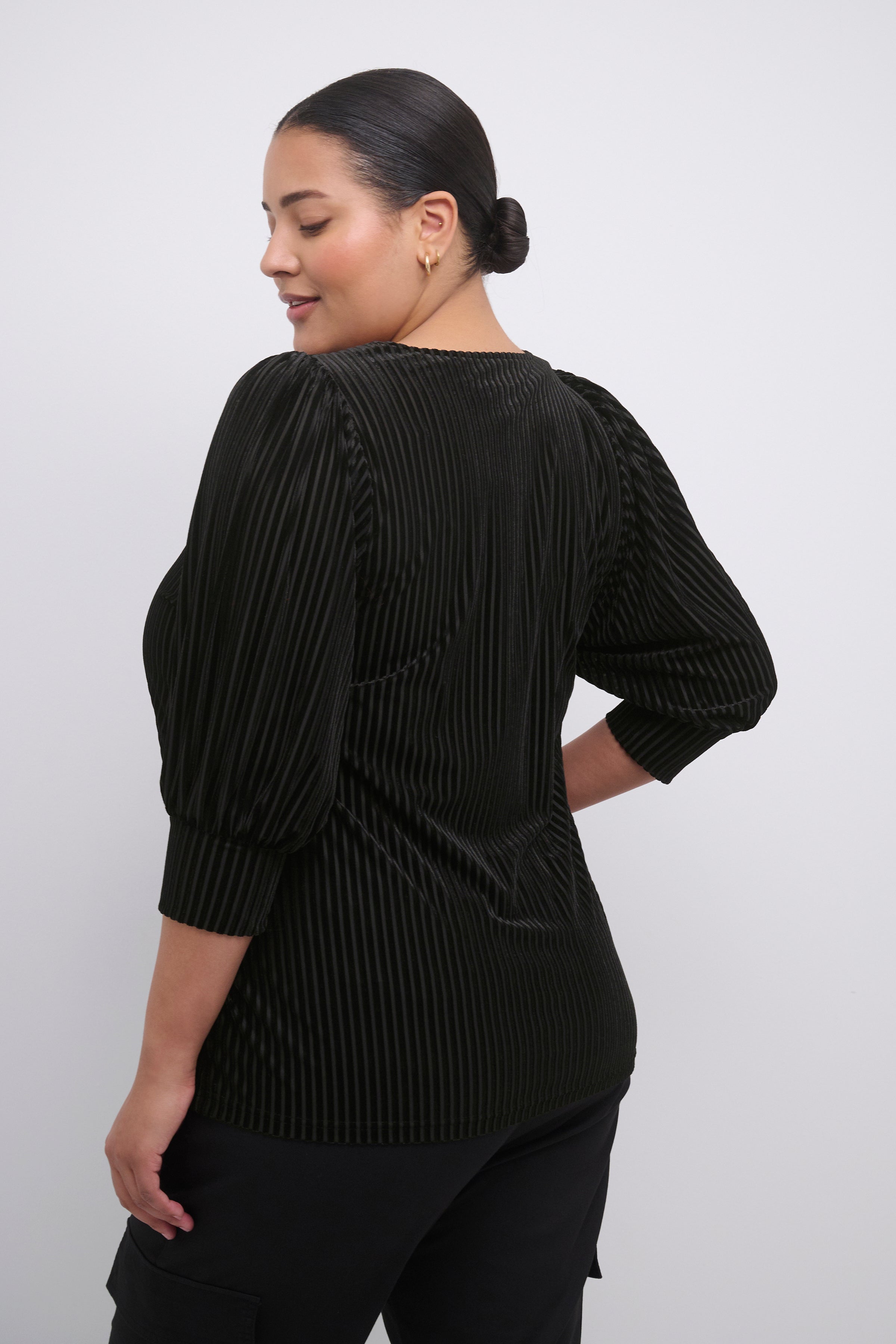 Kaffe Curve Anna Blouse in Black