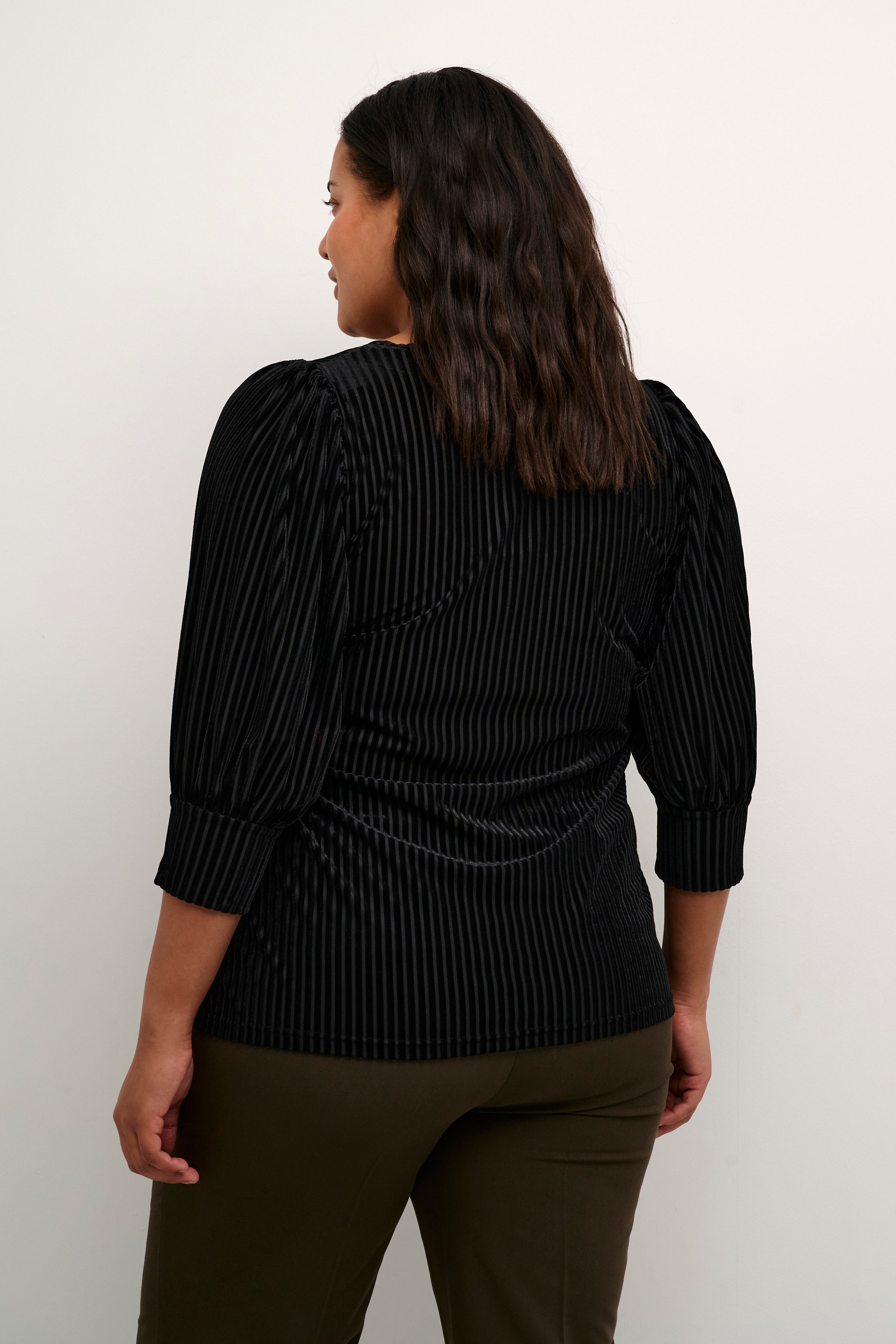 Kaffe Curve Anna Blouse in Black
