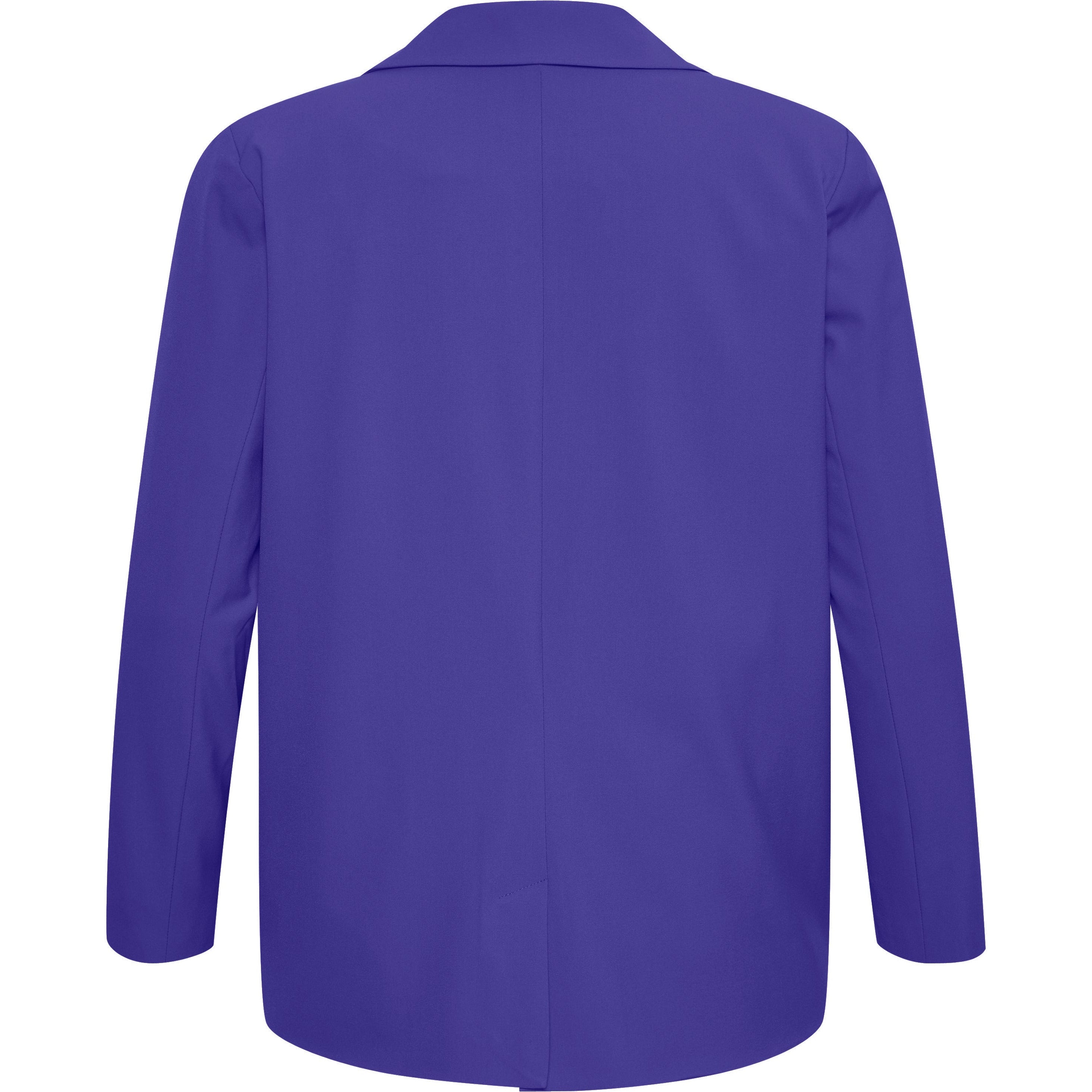 Kaffe Curve Blazer in Purple - Wardrobe Plus