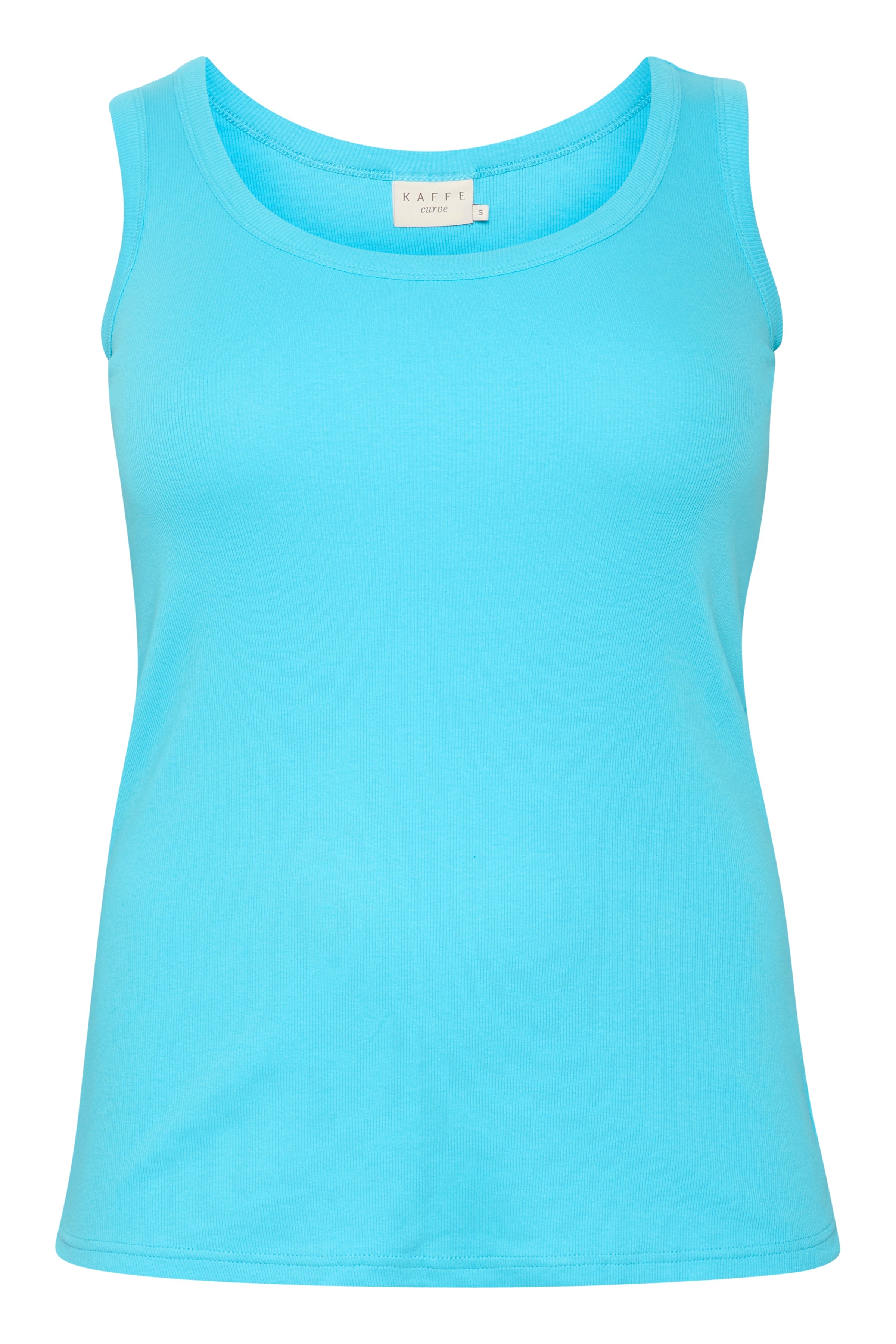 Kaffe Curve Carina Vest Top in Blue Atoll