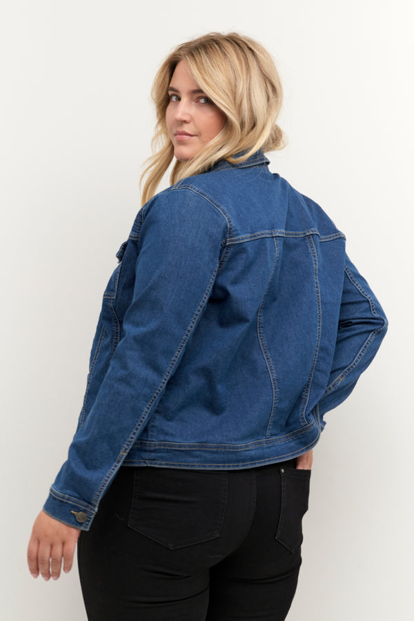 Kaffe Curve Blue Denim Jacket