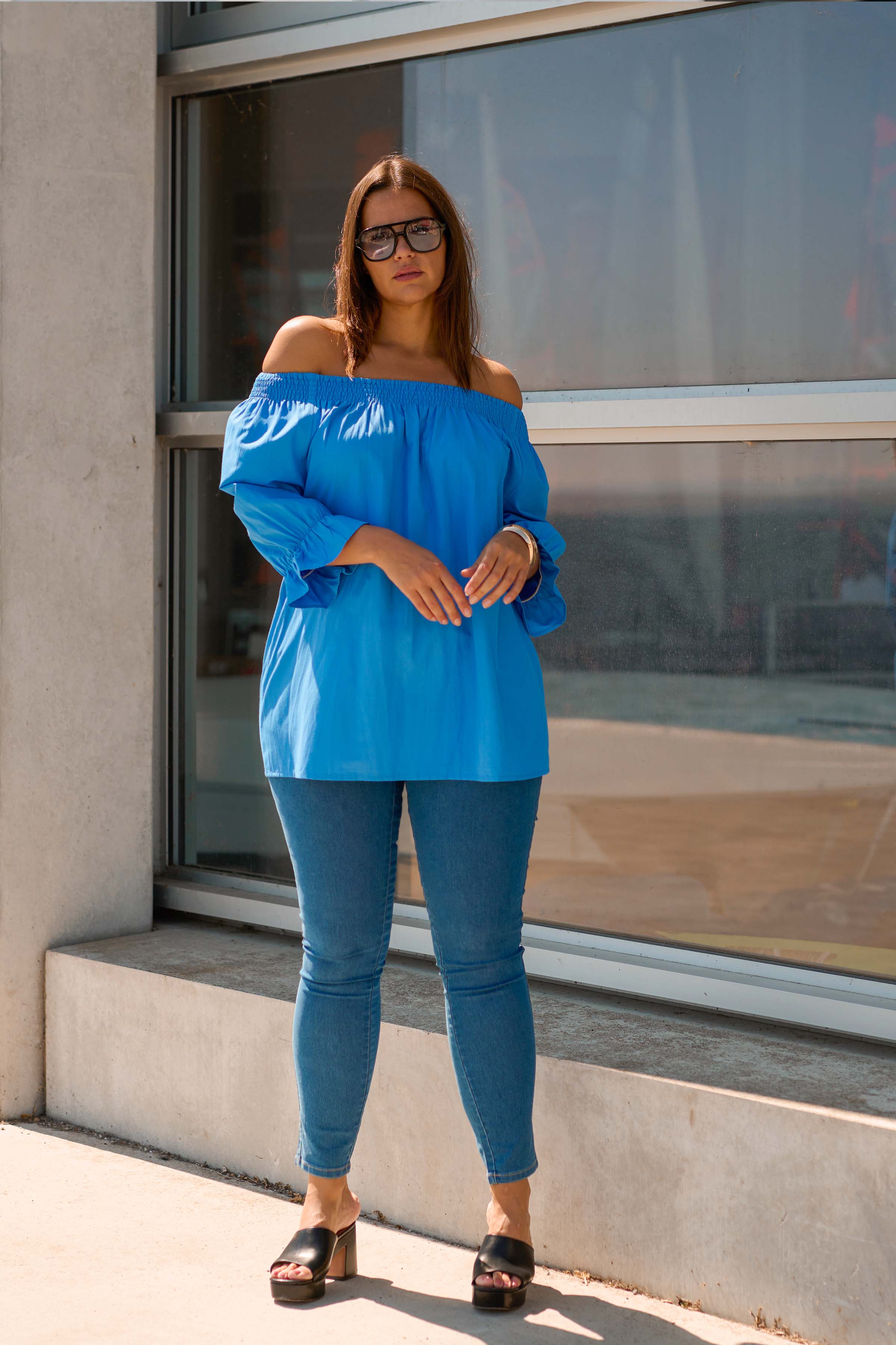 Kaffe Kimma Boat Neck Blouse