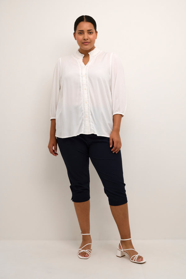 Kaffe Curve Mikka Blouse in White