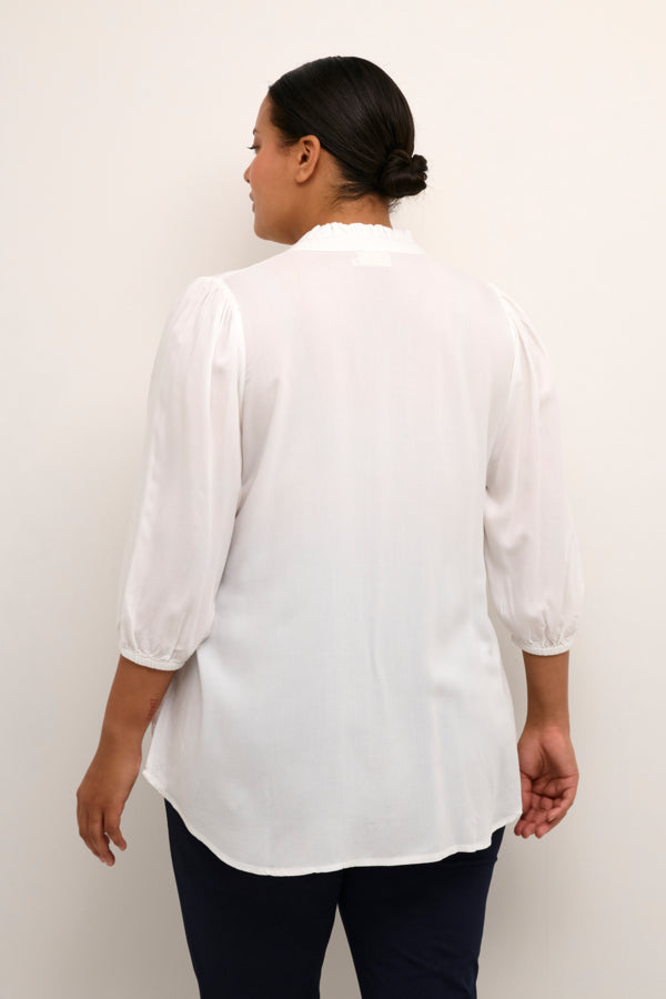 Kaffe Curve Mikka Blouse in White