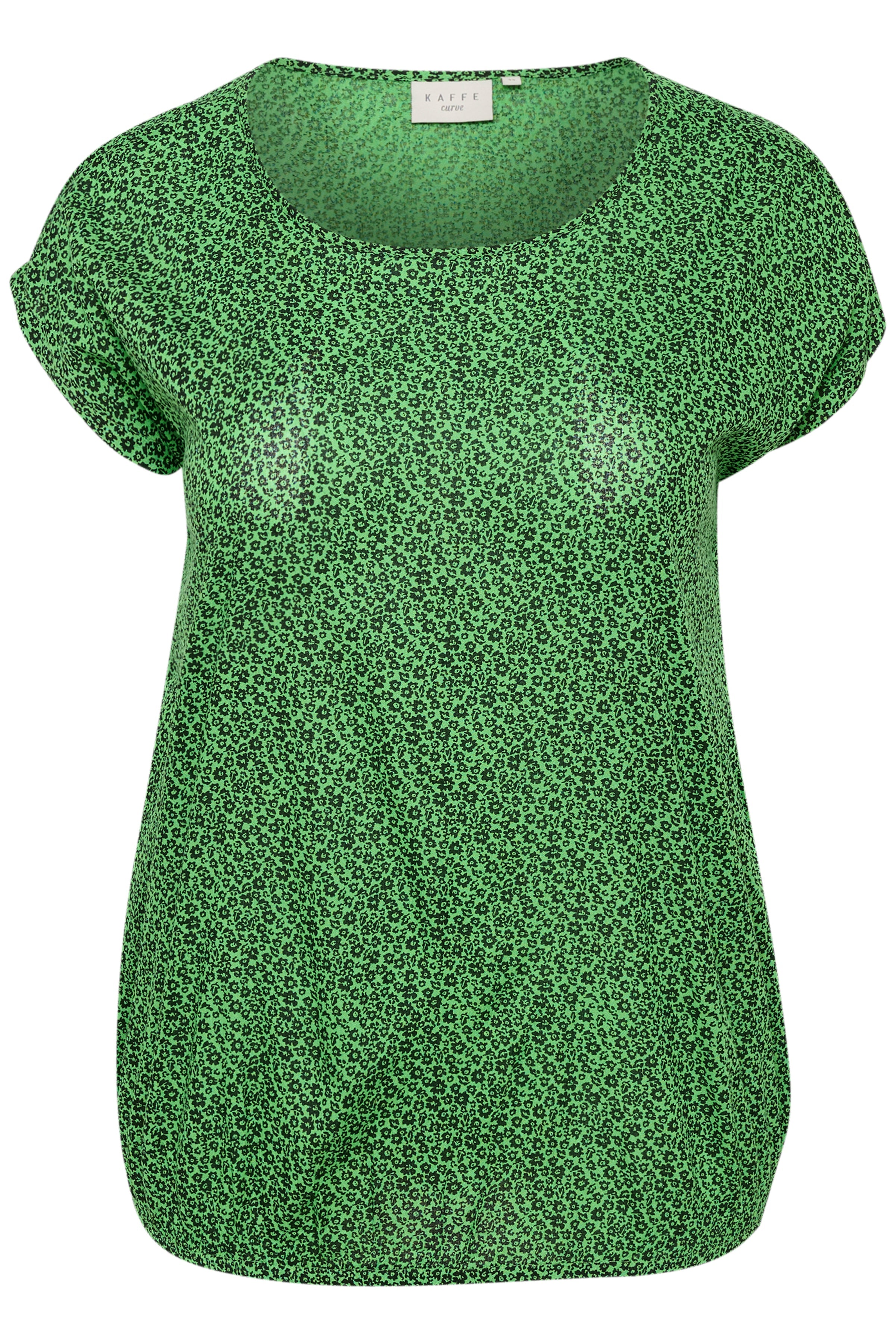 Kaffe Curve Ami Blouse in Green Flower