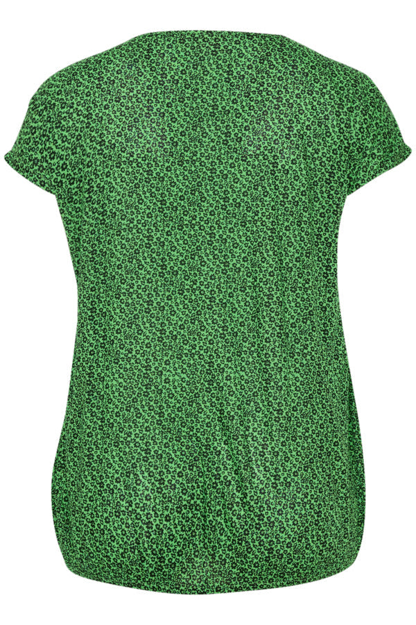 Kaffe Curve Ami Blouse in Green Flower