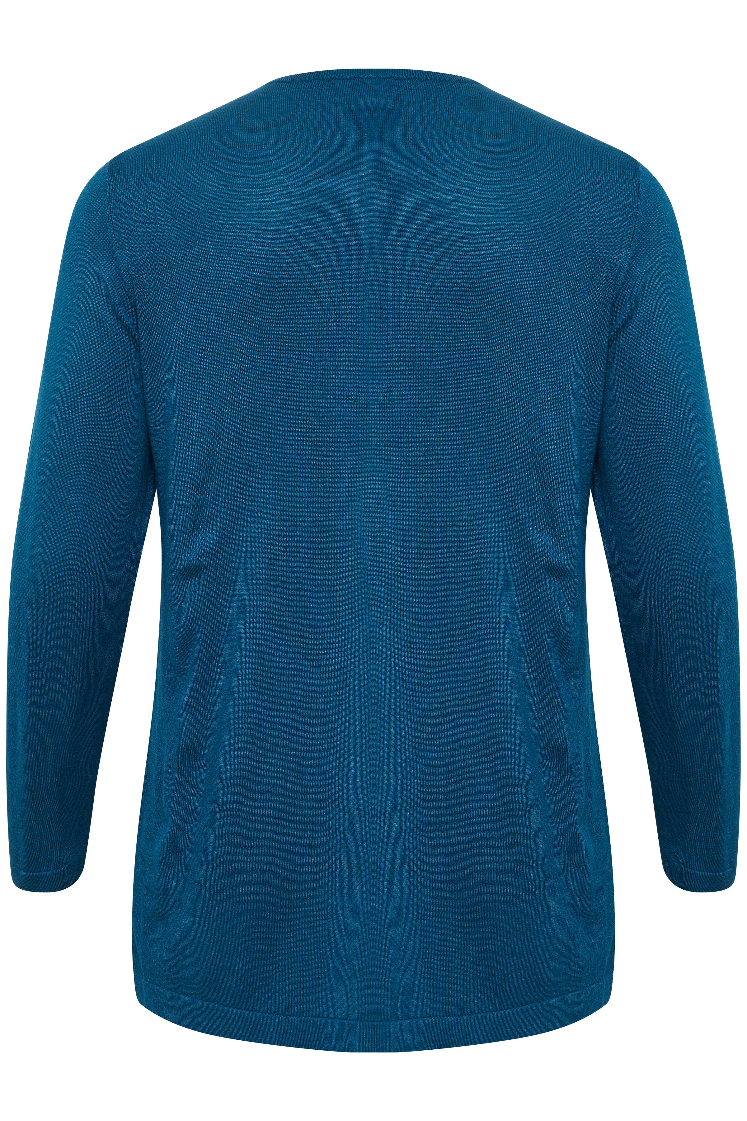 Kaffe Curve Longline Cardi in Teal