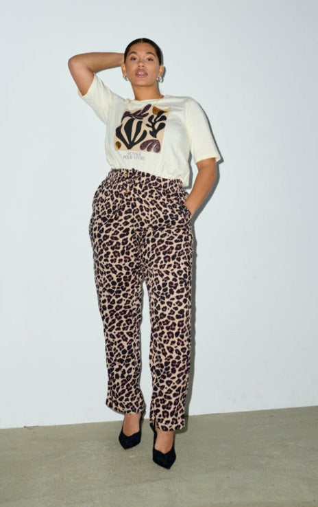 Kaffe Curve Leaf Tee