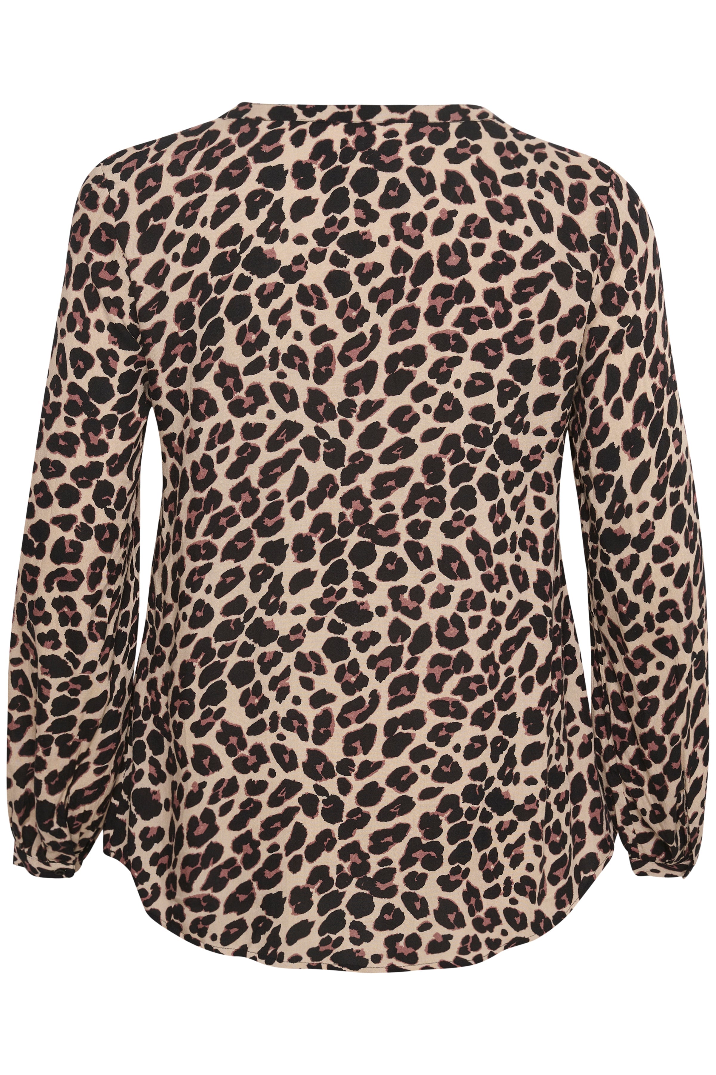 Kaffe Curve Tilly Blouse in Leopard