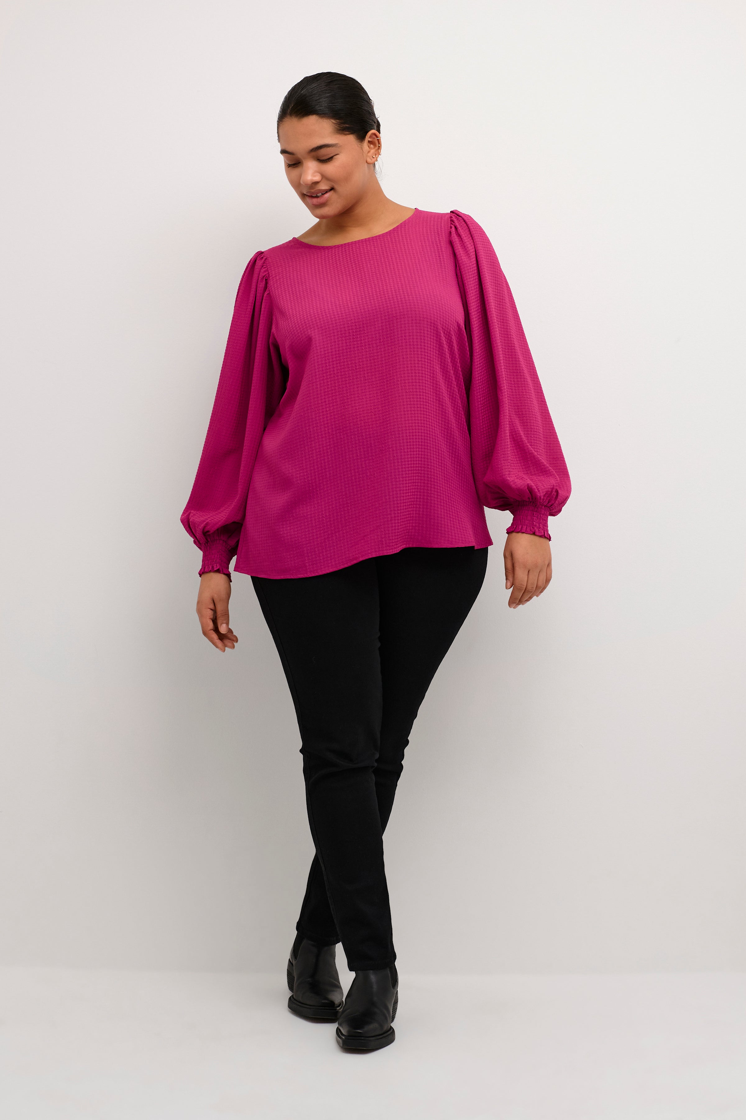 Kaffe Curve Dory Blouse in Pink