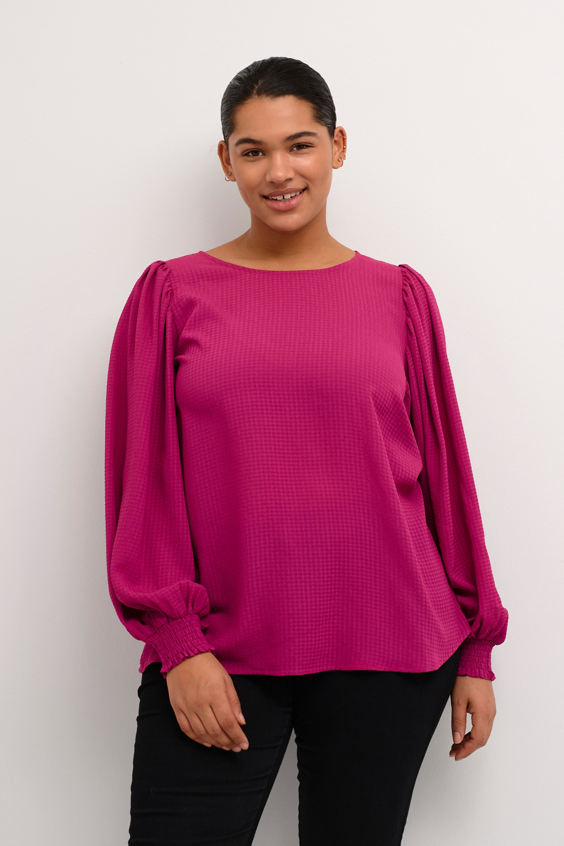 Kaffe Curve Dory Blouse in Pink
