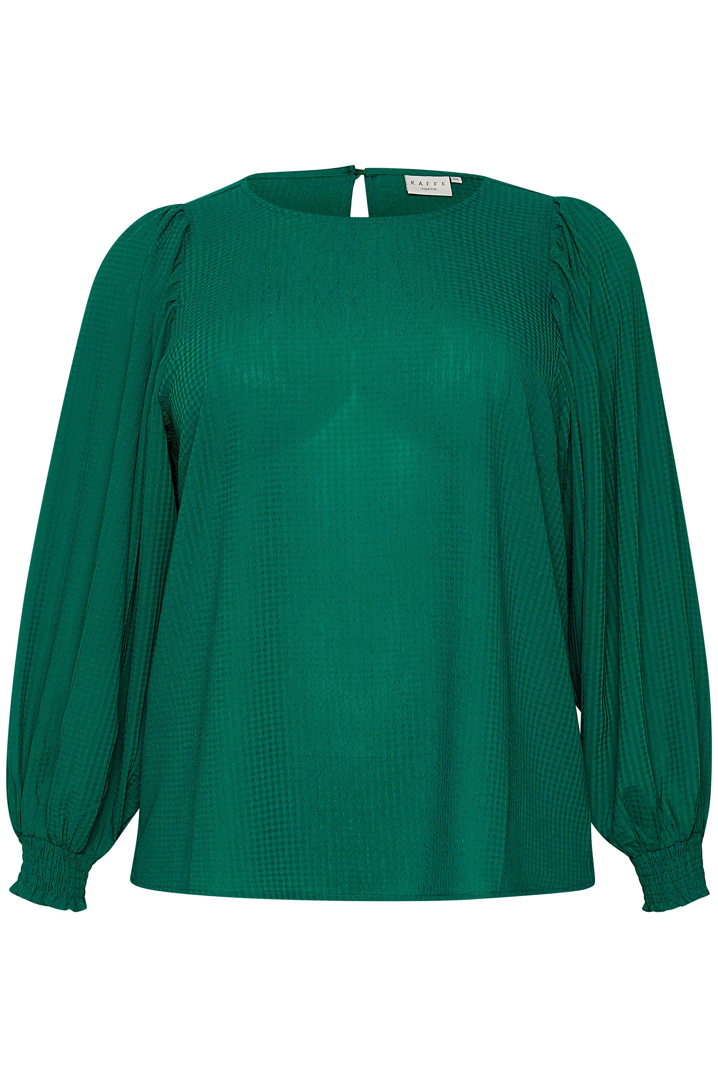 Kaffe Curve Dory Blouse in Green