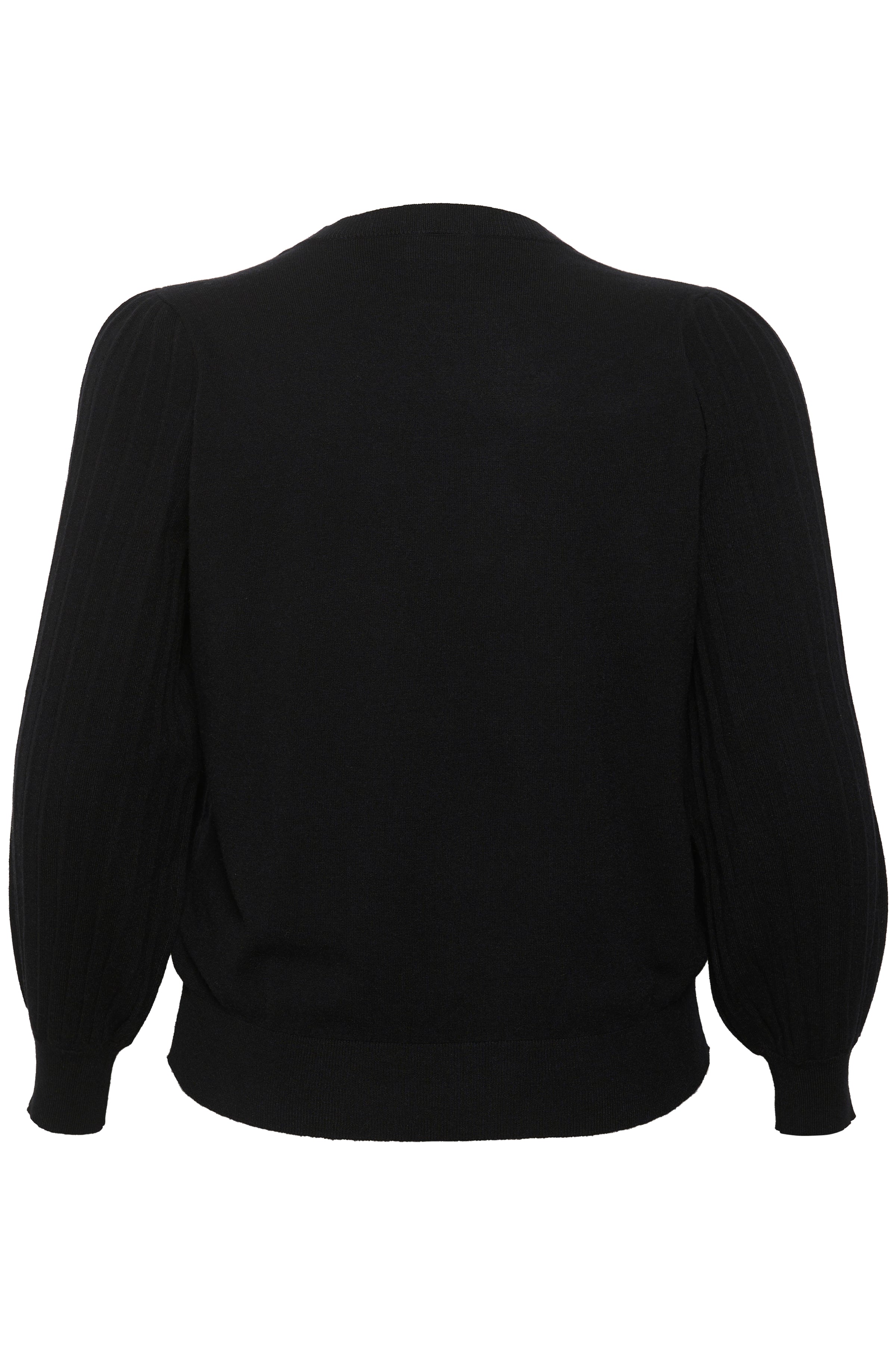 Kaffe Curve Loni Knit Pullover in Black