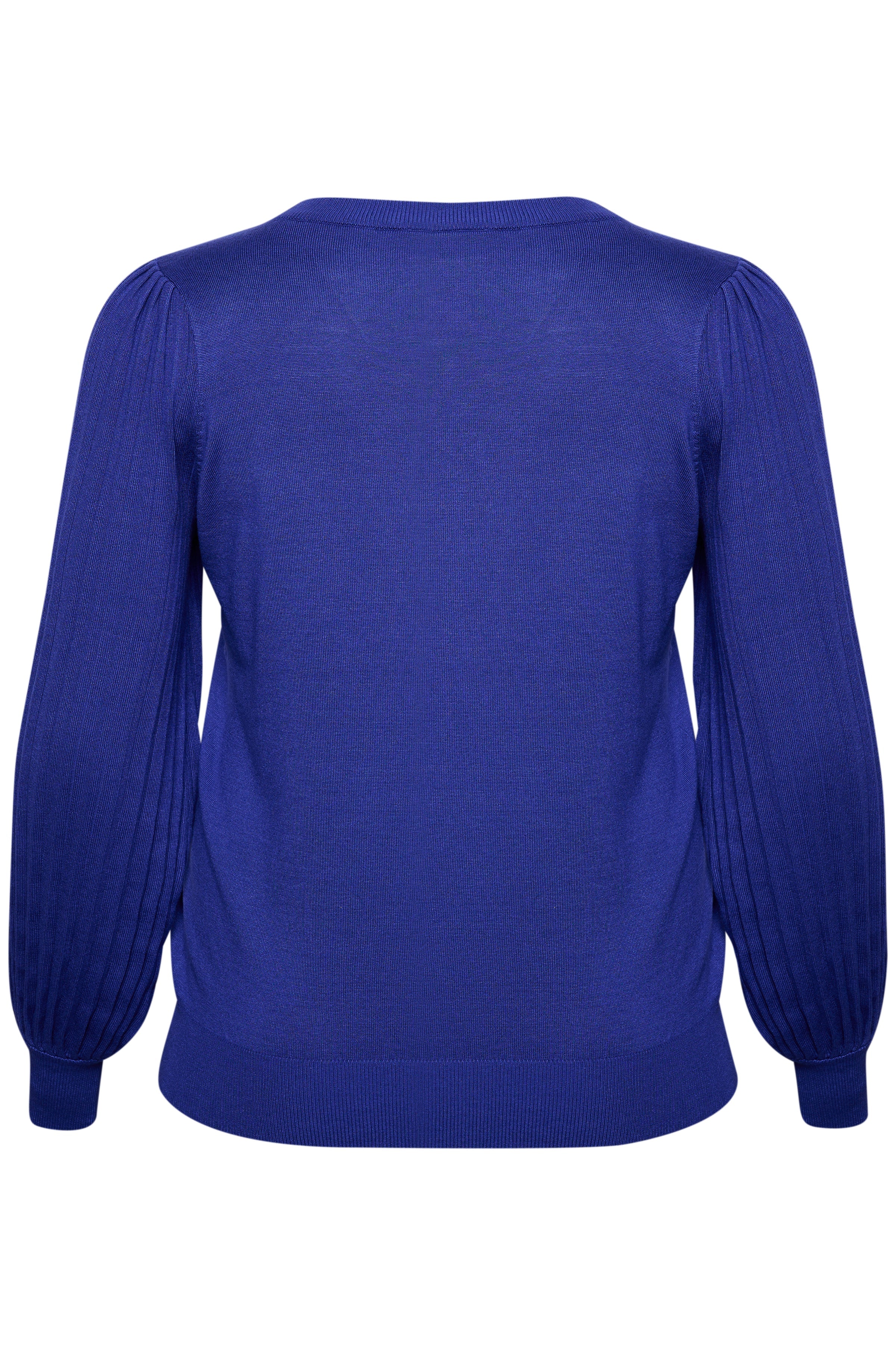 Kaffe Curve Loni Knit Pullover in Blue