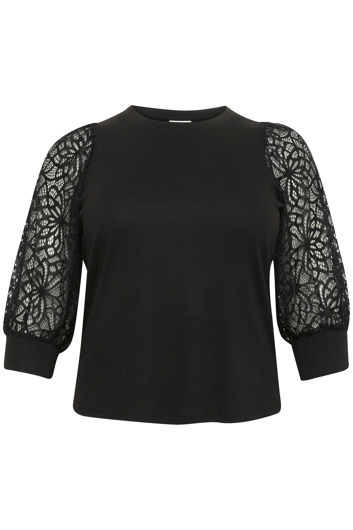 Kaffe Curve Bella Lace Top in Black