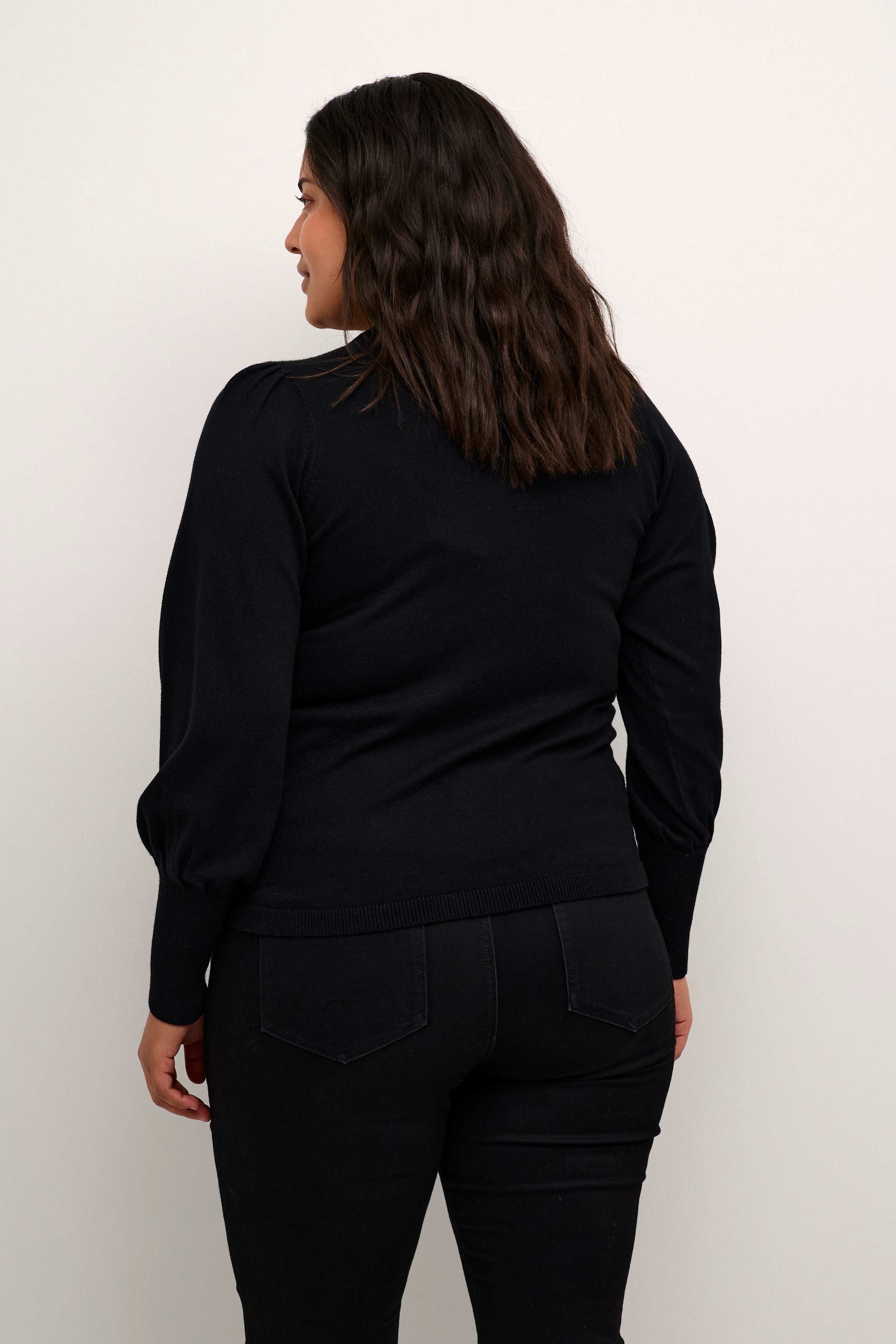 Kaffe Curve Vinni Pullover in Black