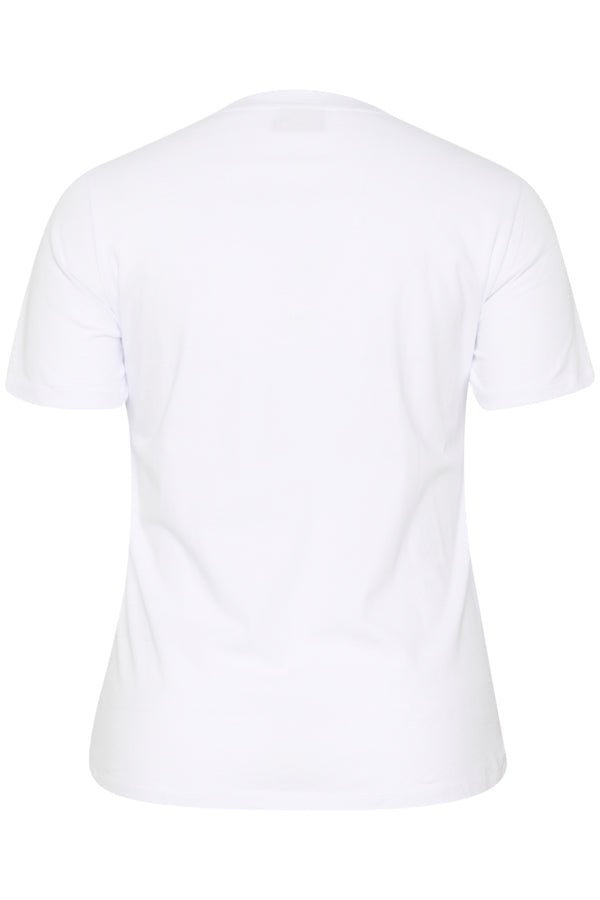 Kaffe Curve Amina T-Shirt in Leaf Print