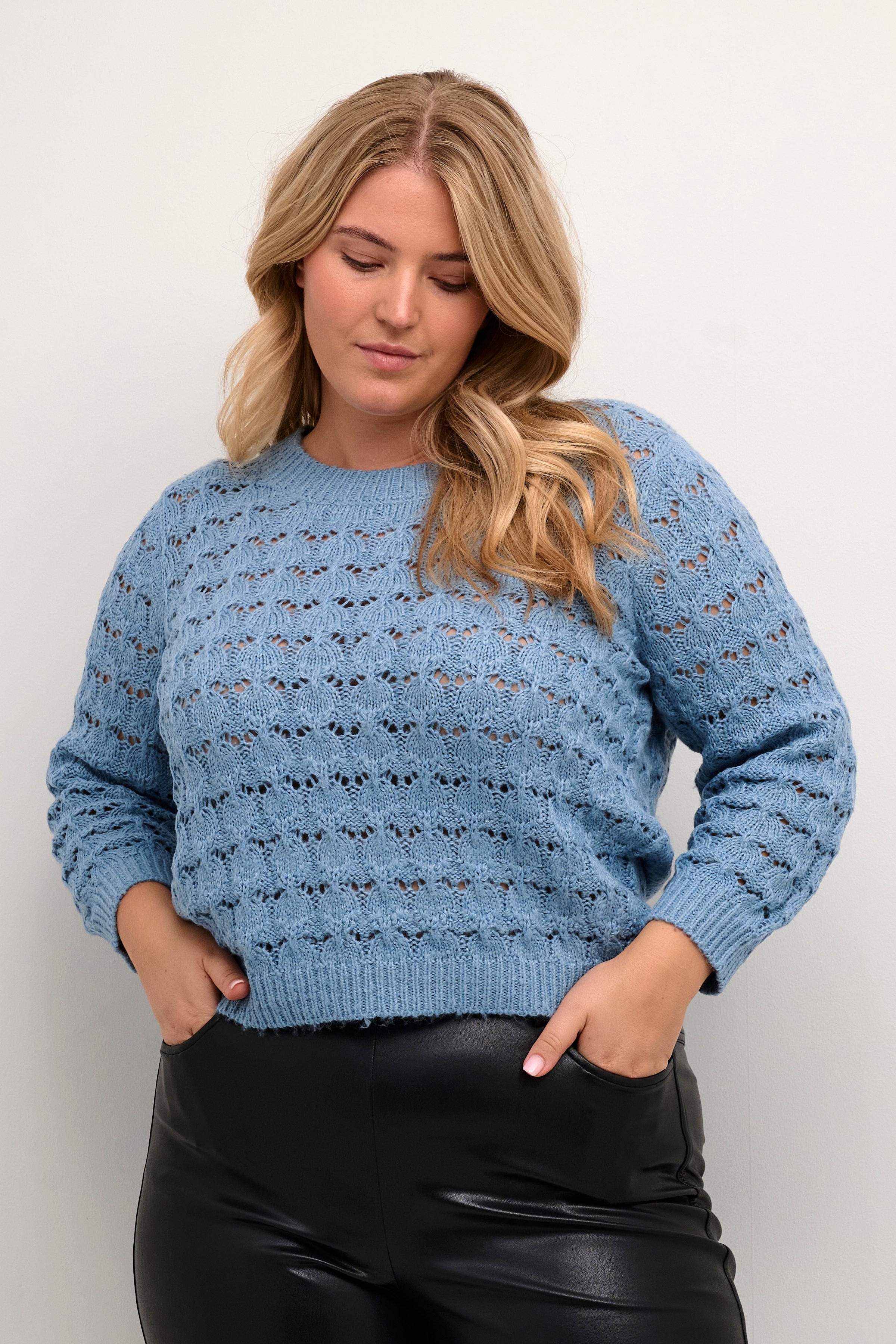 Kaffe Curve Helena Knit in Blue