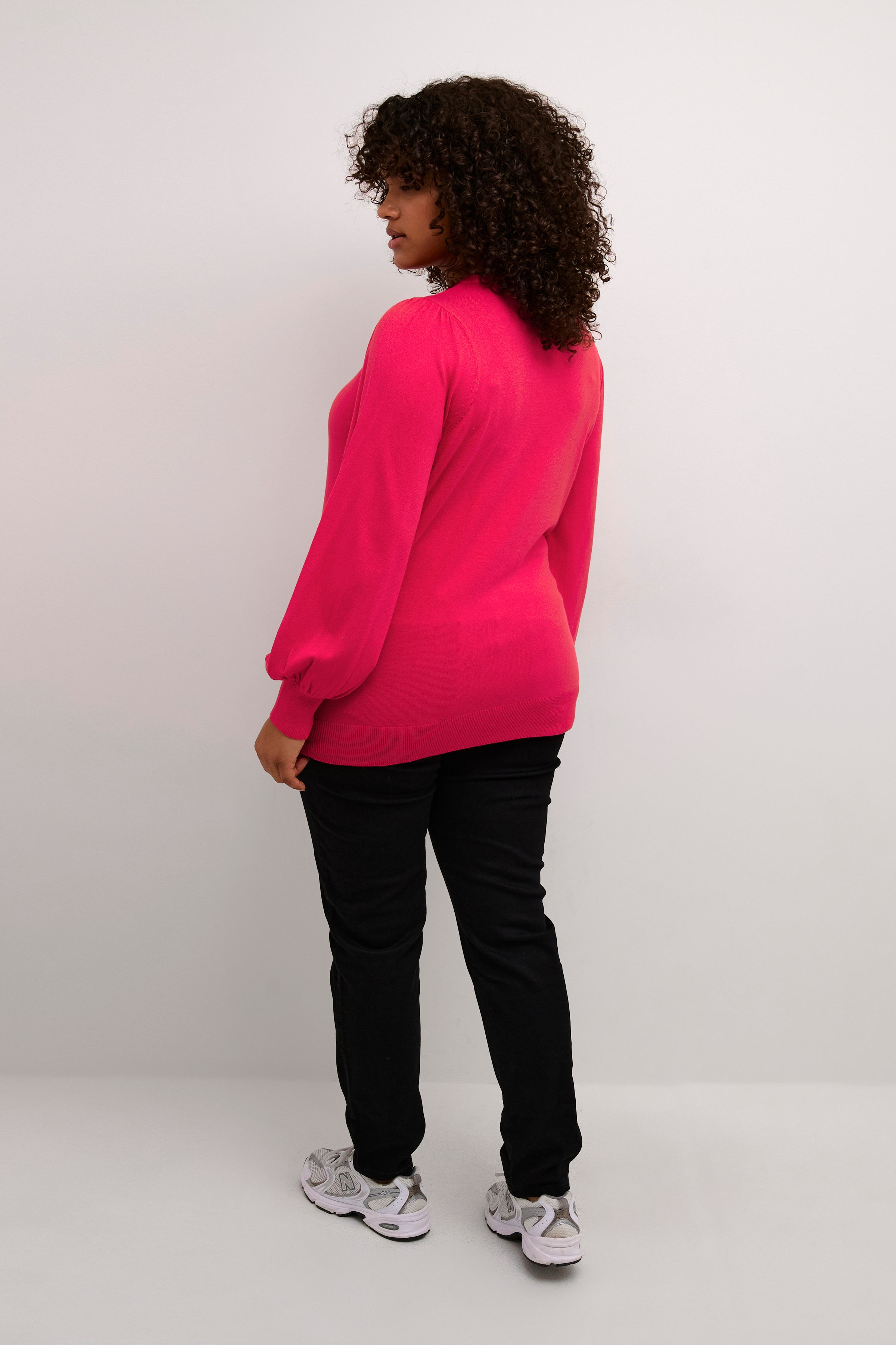 Kaffe Curve Miana Pullover in Pink