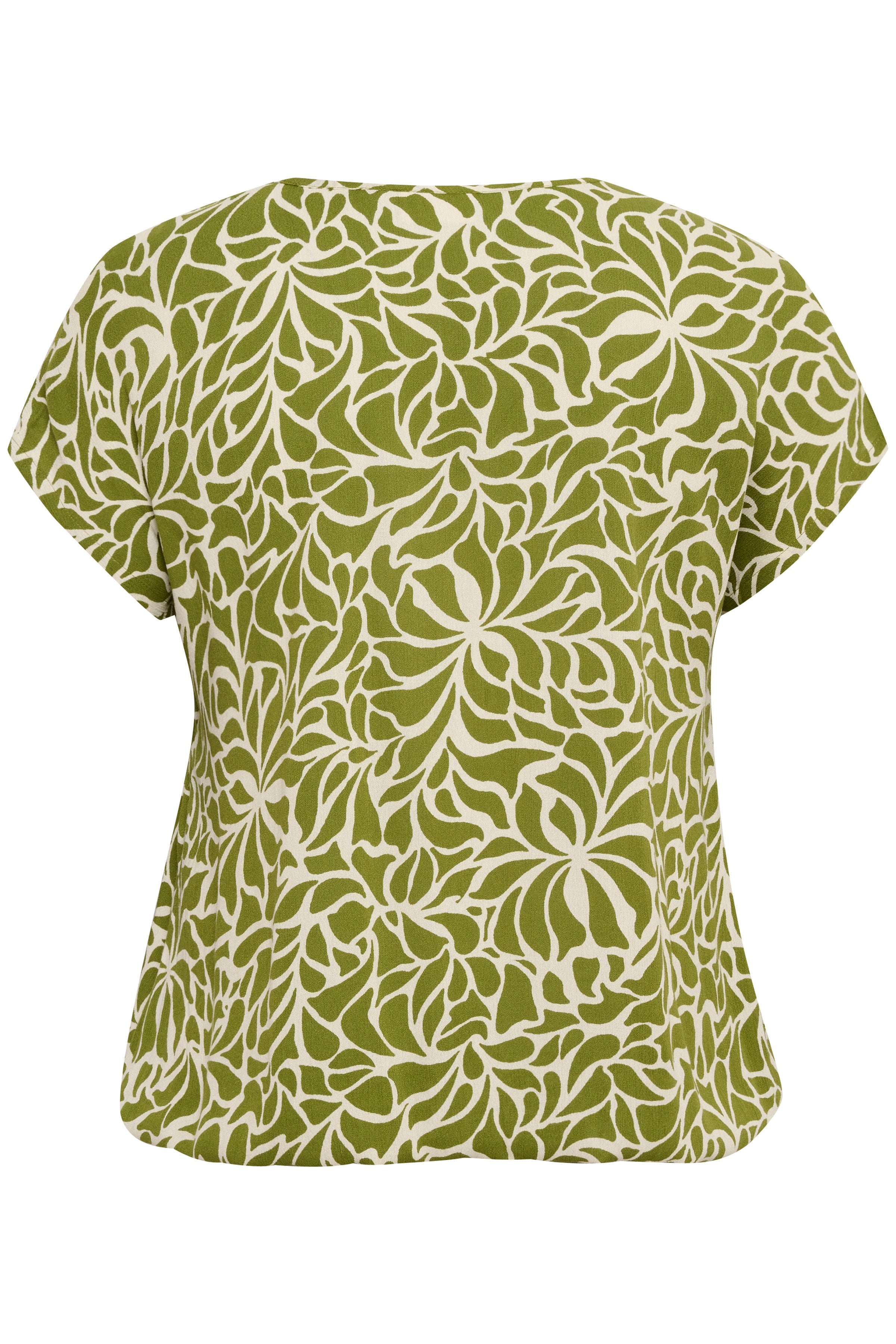 Kaffe Curve Stanley Blouse in Graphic Green