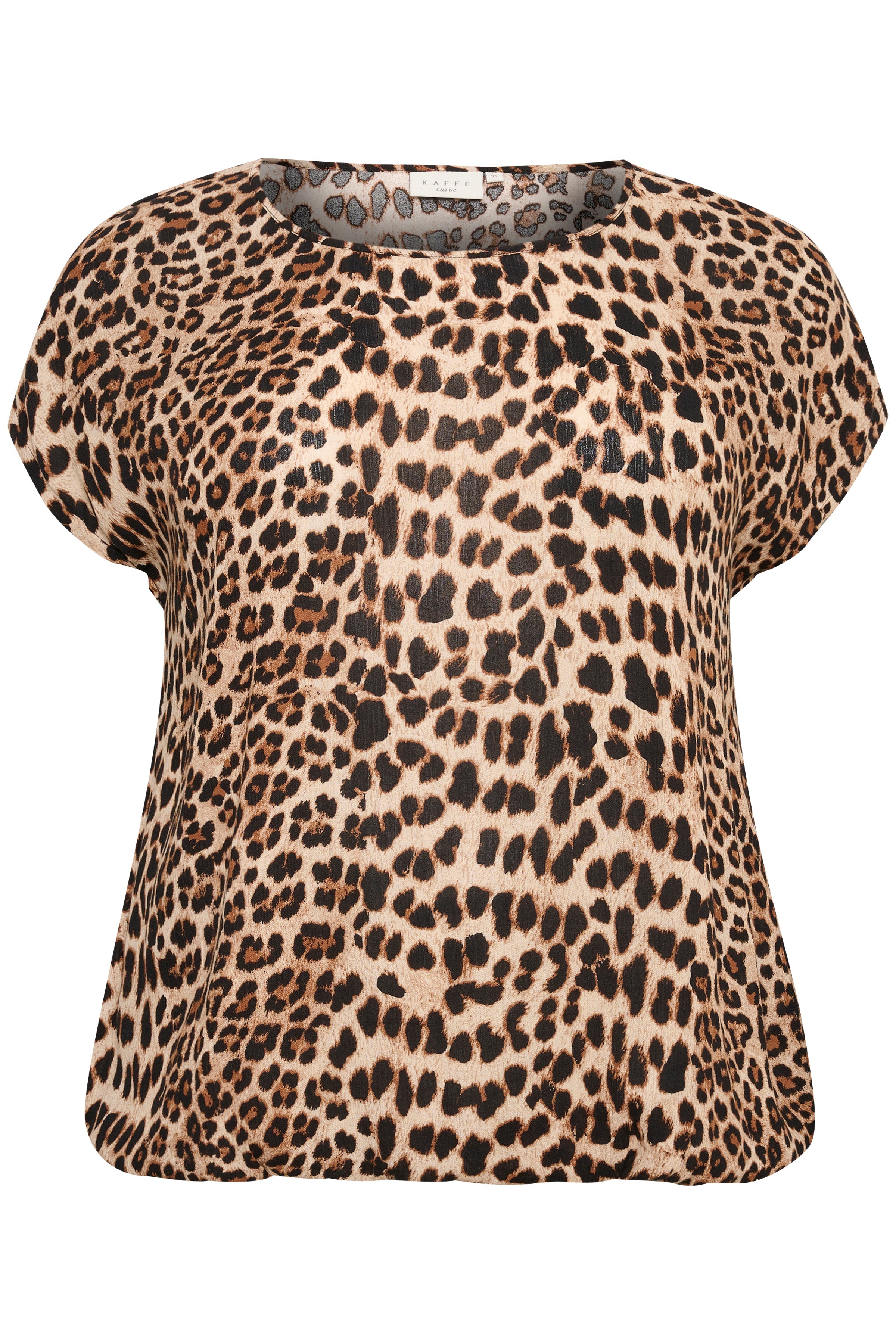 Kaffe Curve Stanley Blouse in Leopard Print