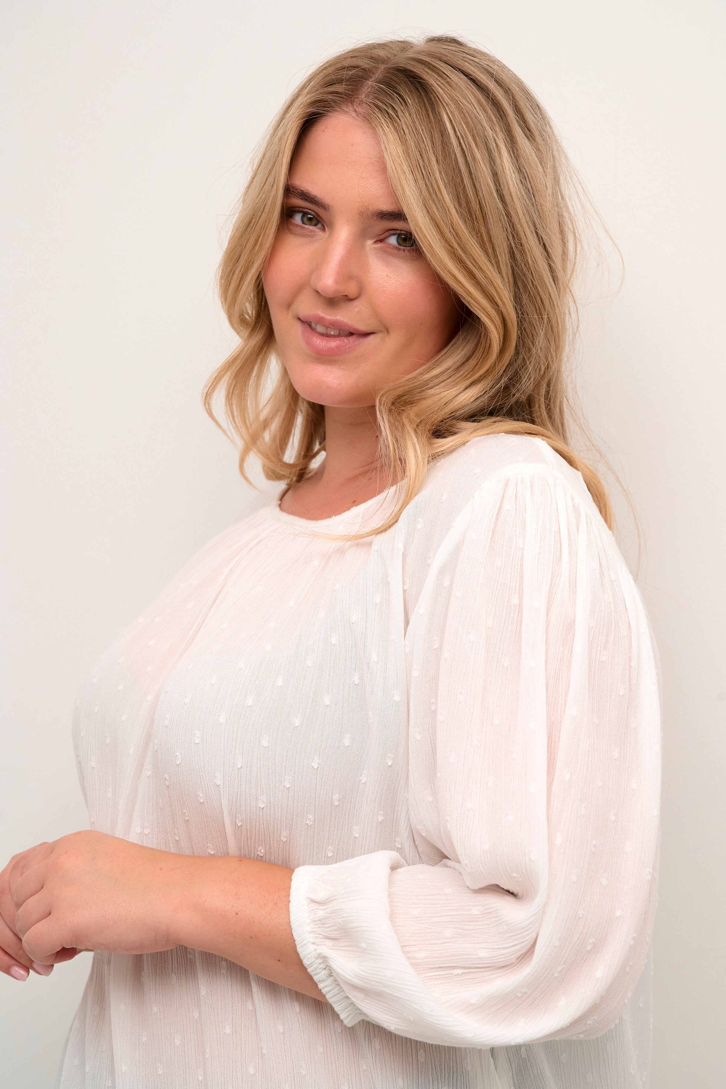 Kaffe Curve Willina Blouse in White
