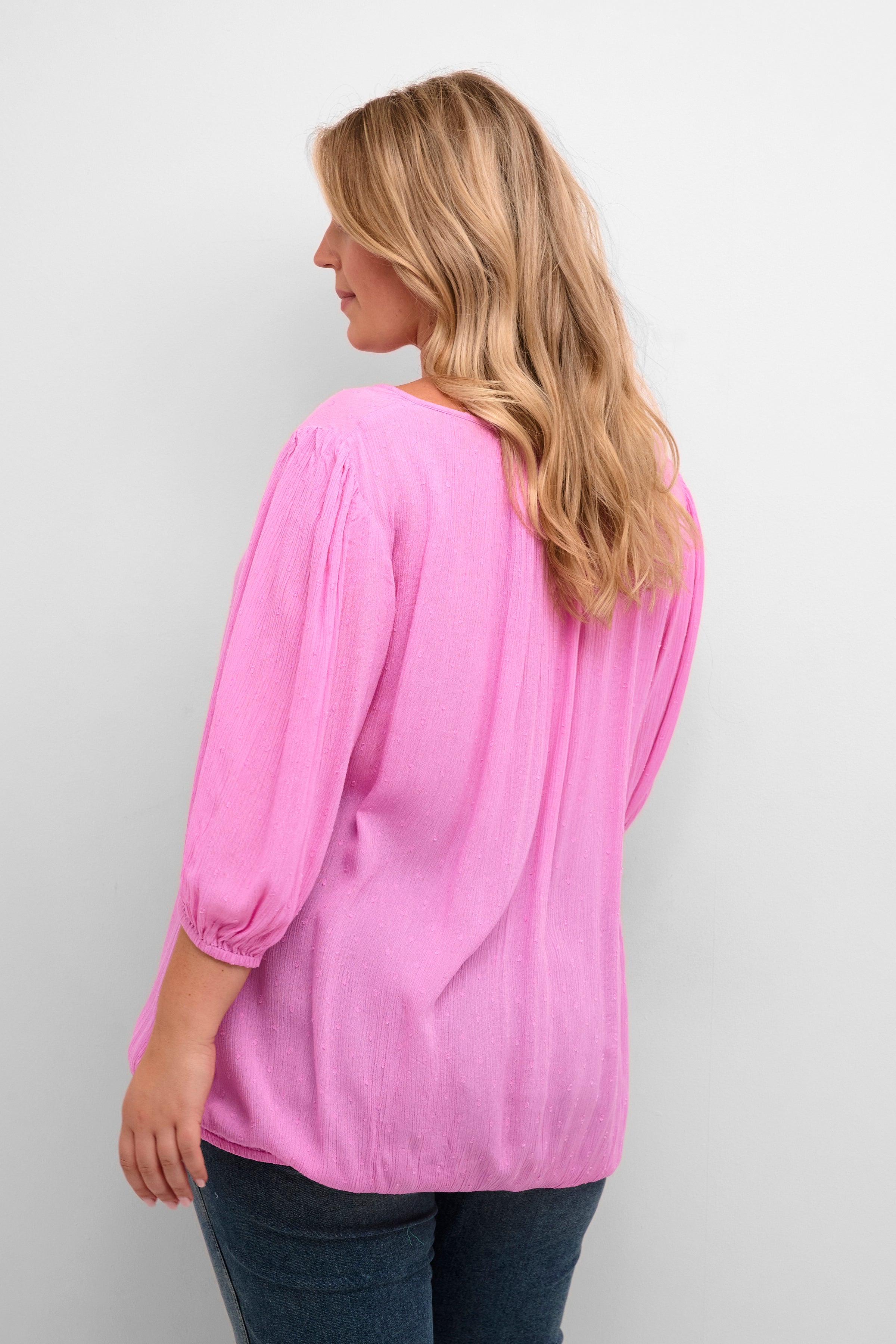 Kaffe Curve Willina Blouse in Pink