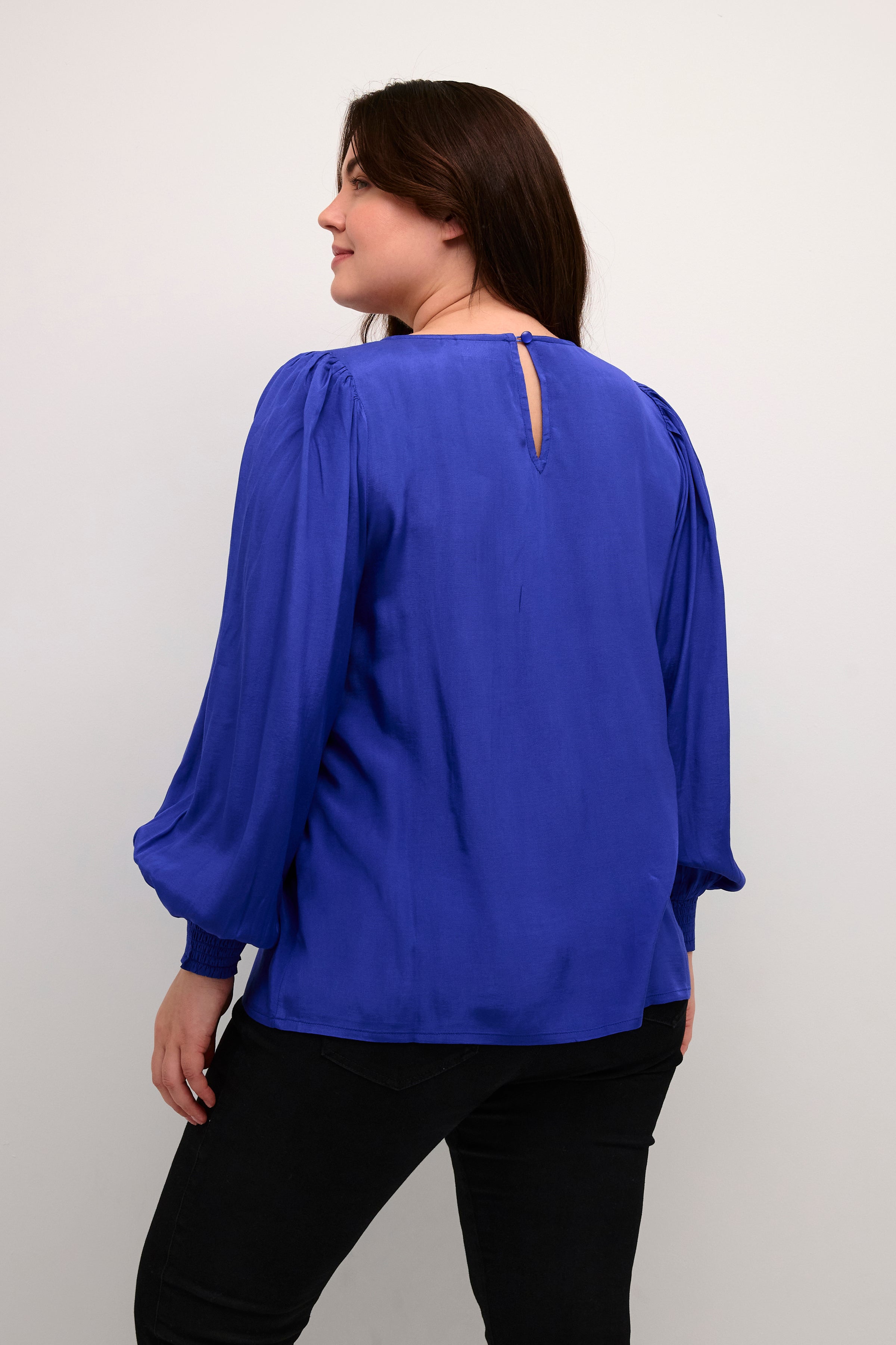 Kaffe Curve Cleny Blue Blouse