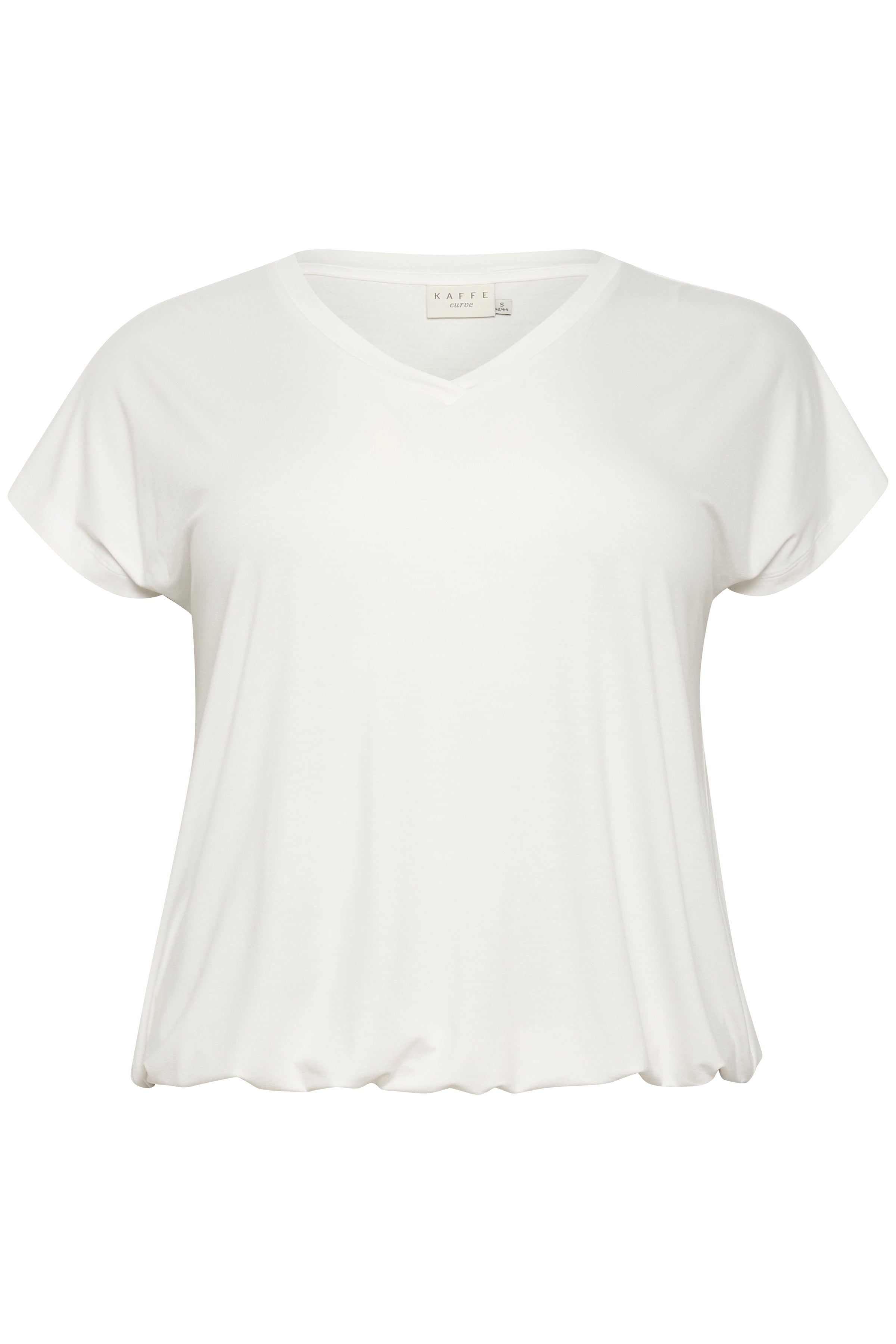 Kaffe Curve Jena Tee in White