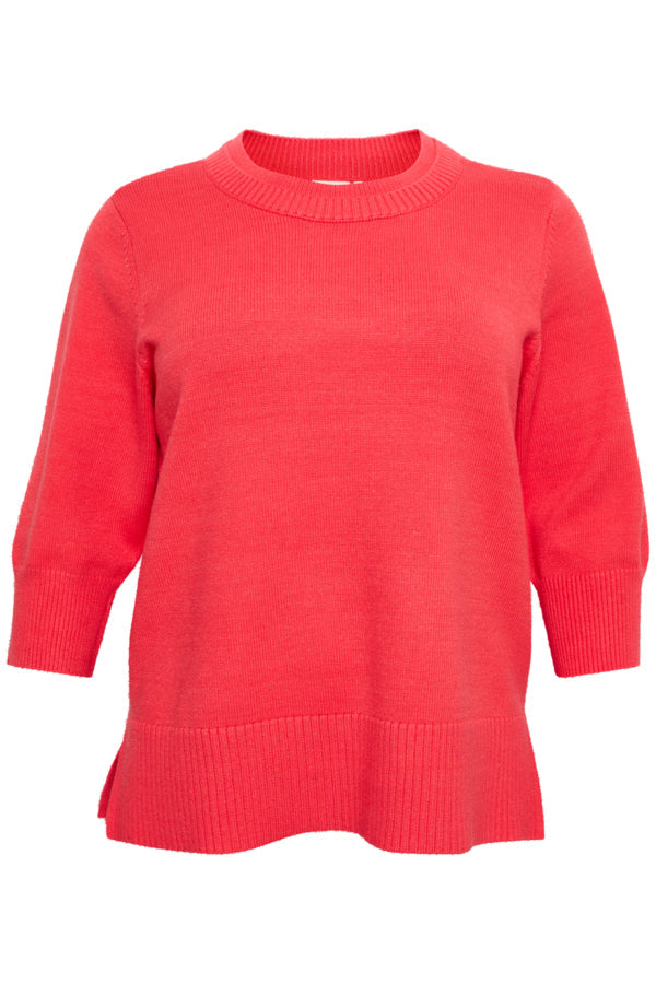 Kaffe Curve Marna Jumper in Coral