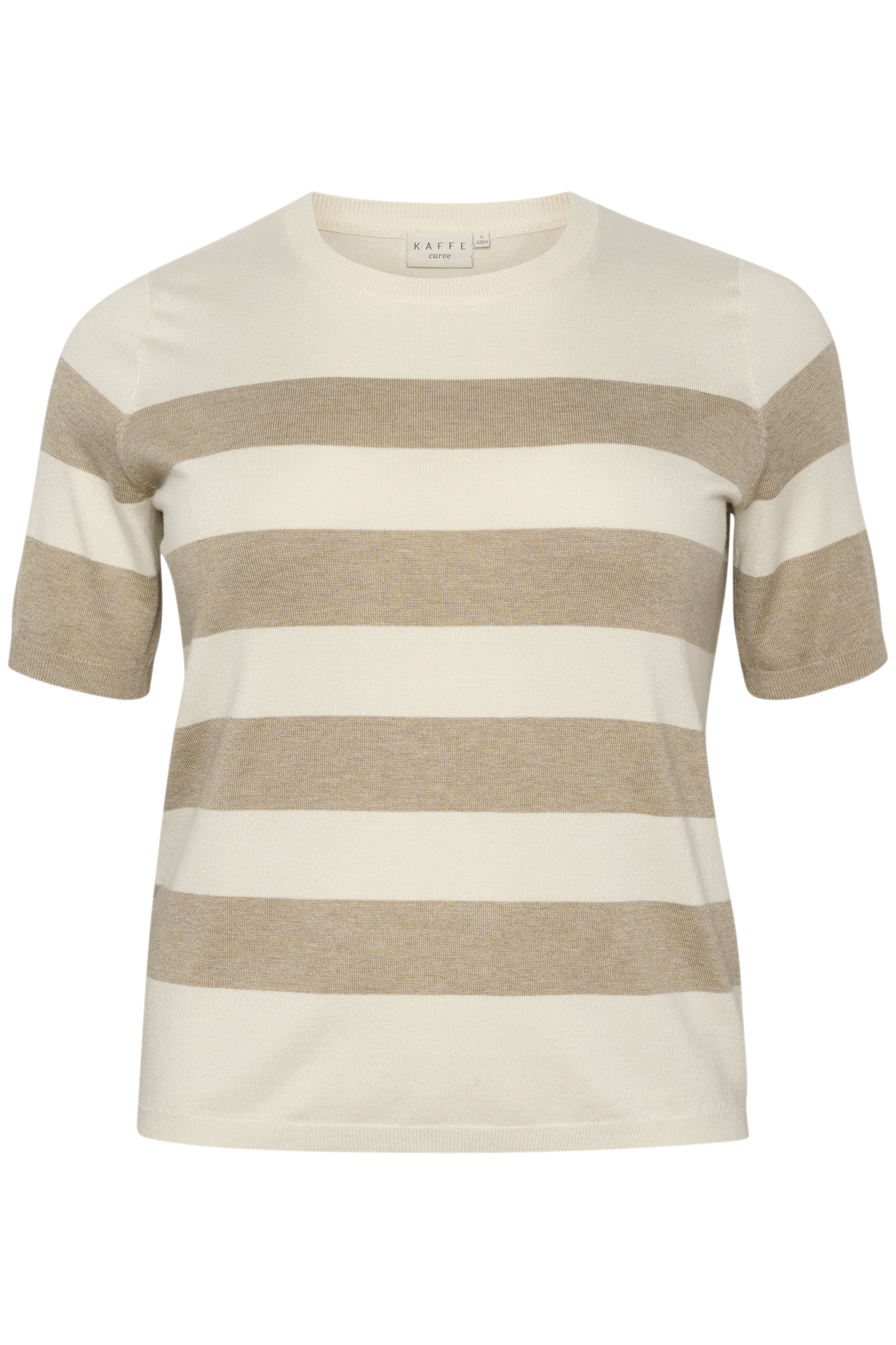 Kaffe Stripe Knit in Chinchilla