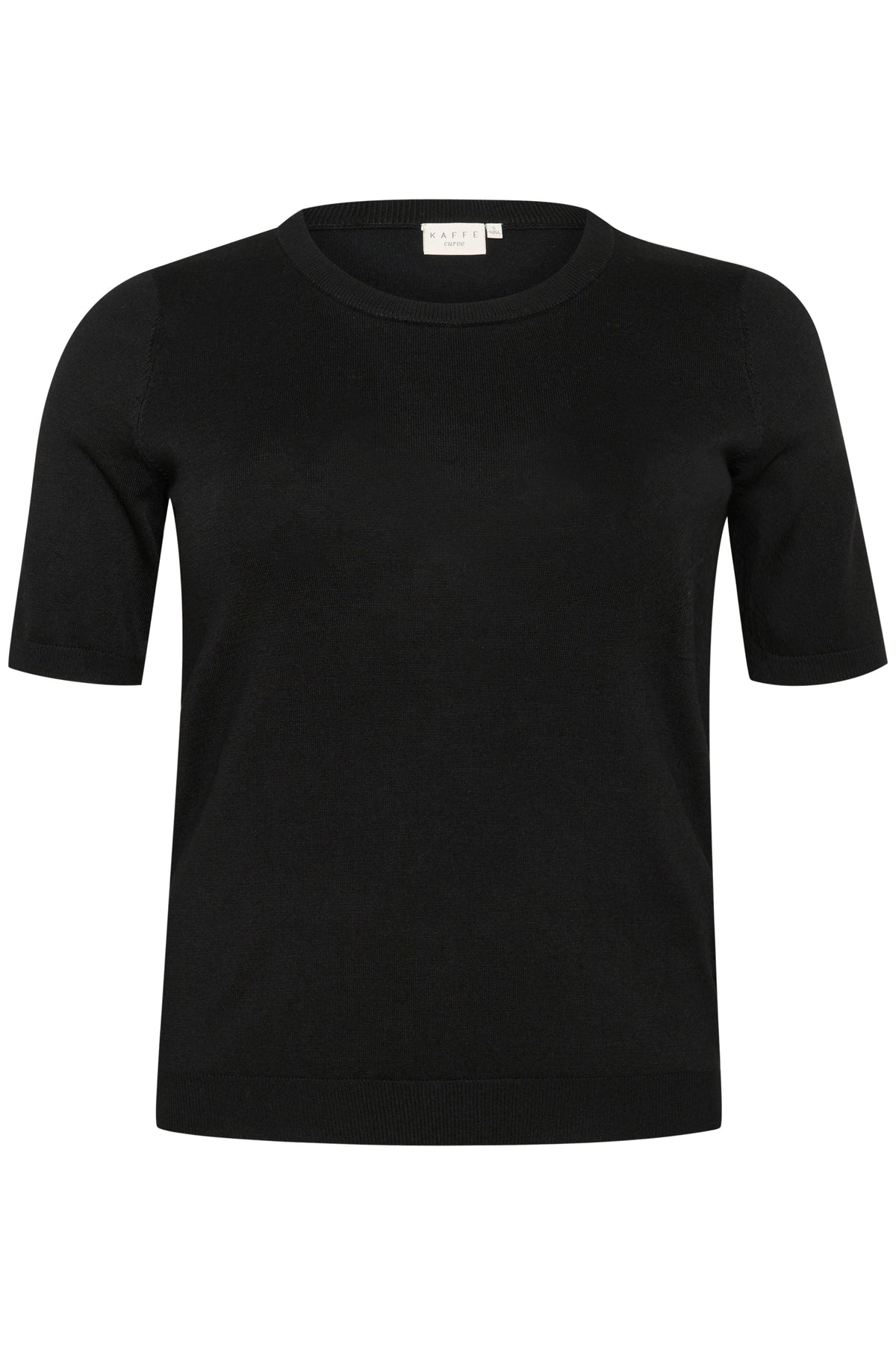 Kaffe Curve Lizzy Knit Top in Black