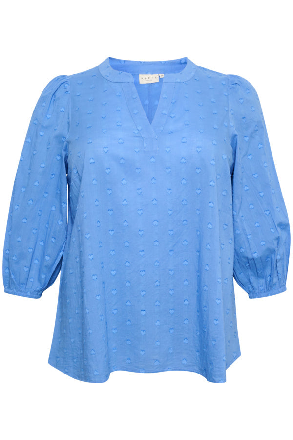 Kaffe Curve Jolana Blouse in Ultramarine
