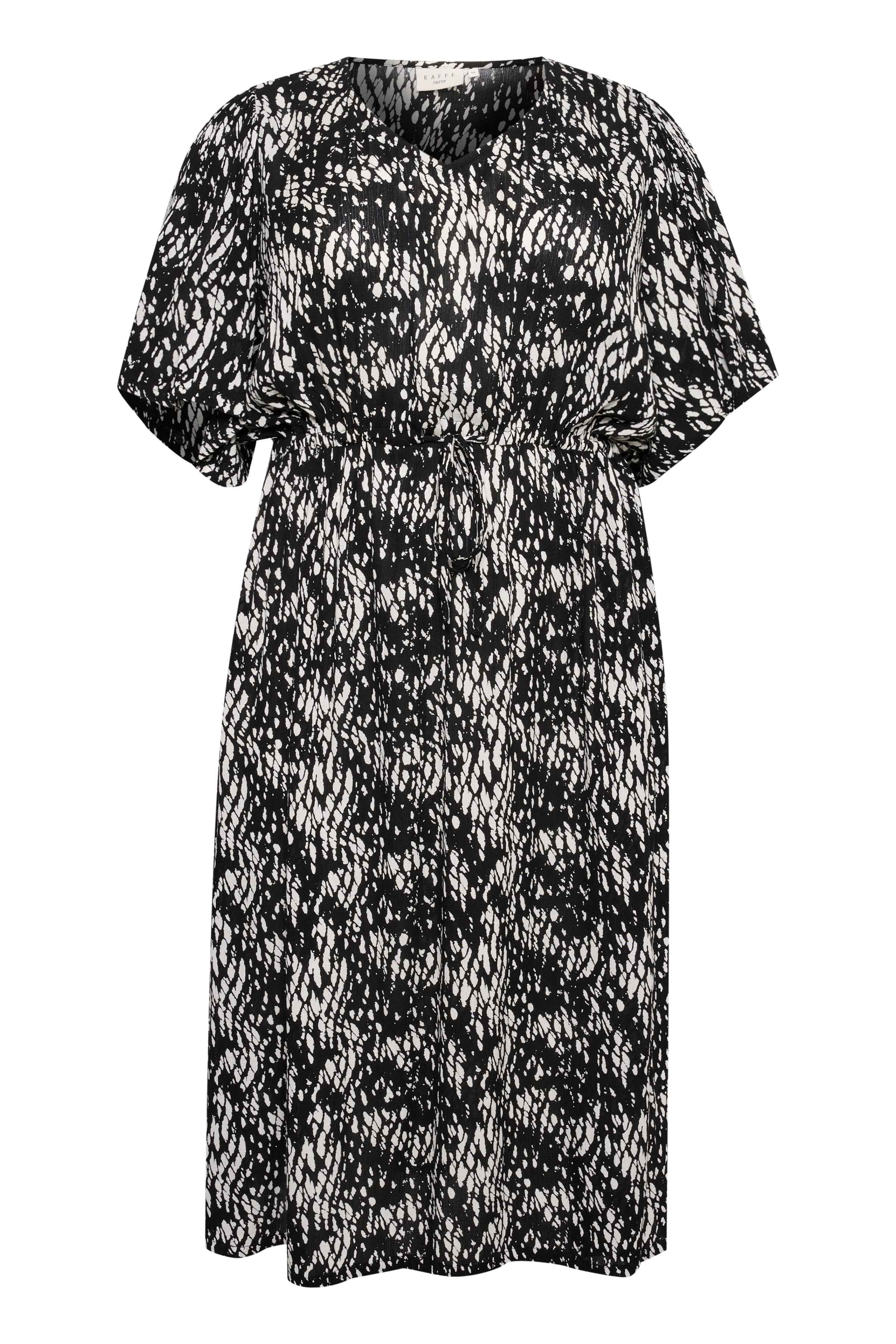 Kaffe Curve Ami Dress in Snake Print